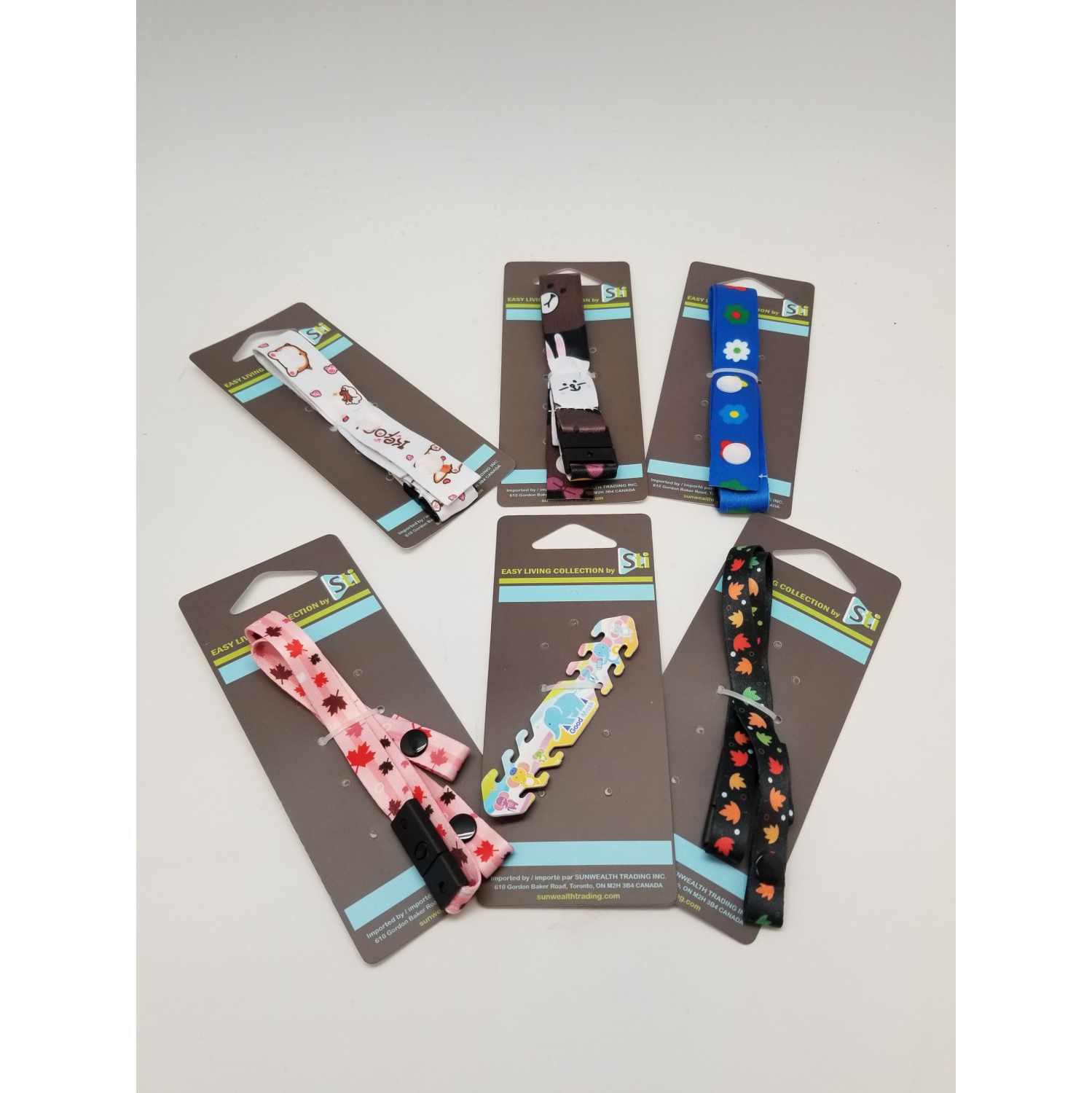 Face Mask Lanyard and Extender with Breakaway - Children - 6 pcs Value Pack