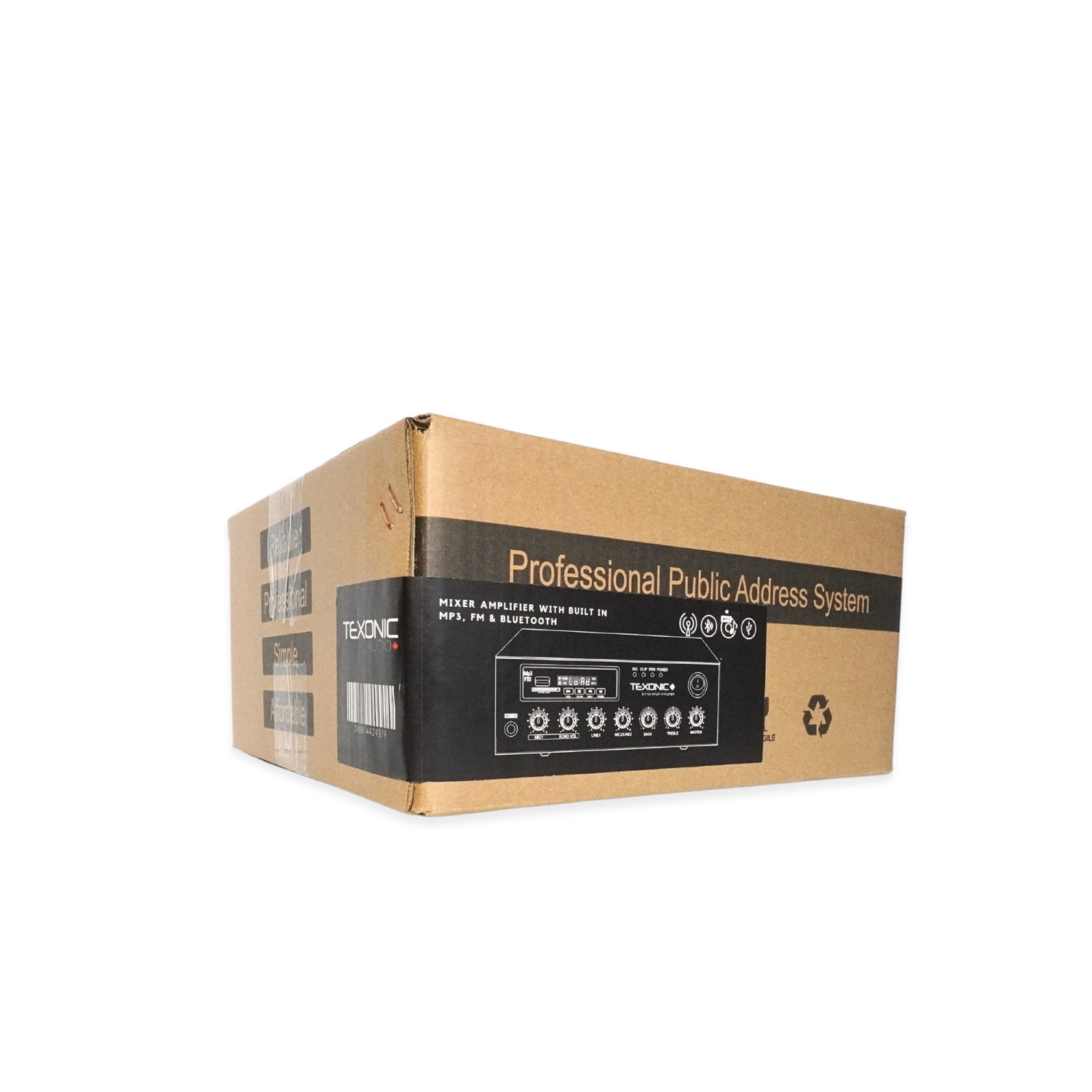 Amplificateur de musique commercial 60 W | Syntoniseur MP3 et FM Bluetooth