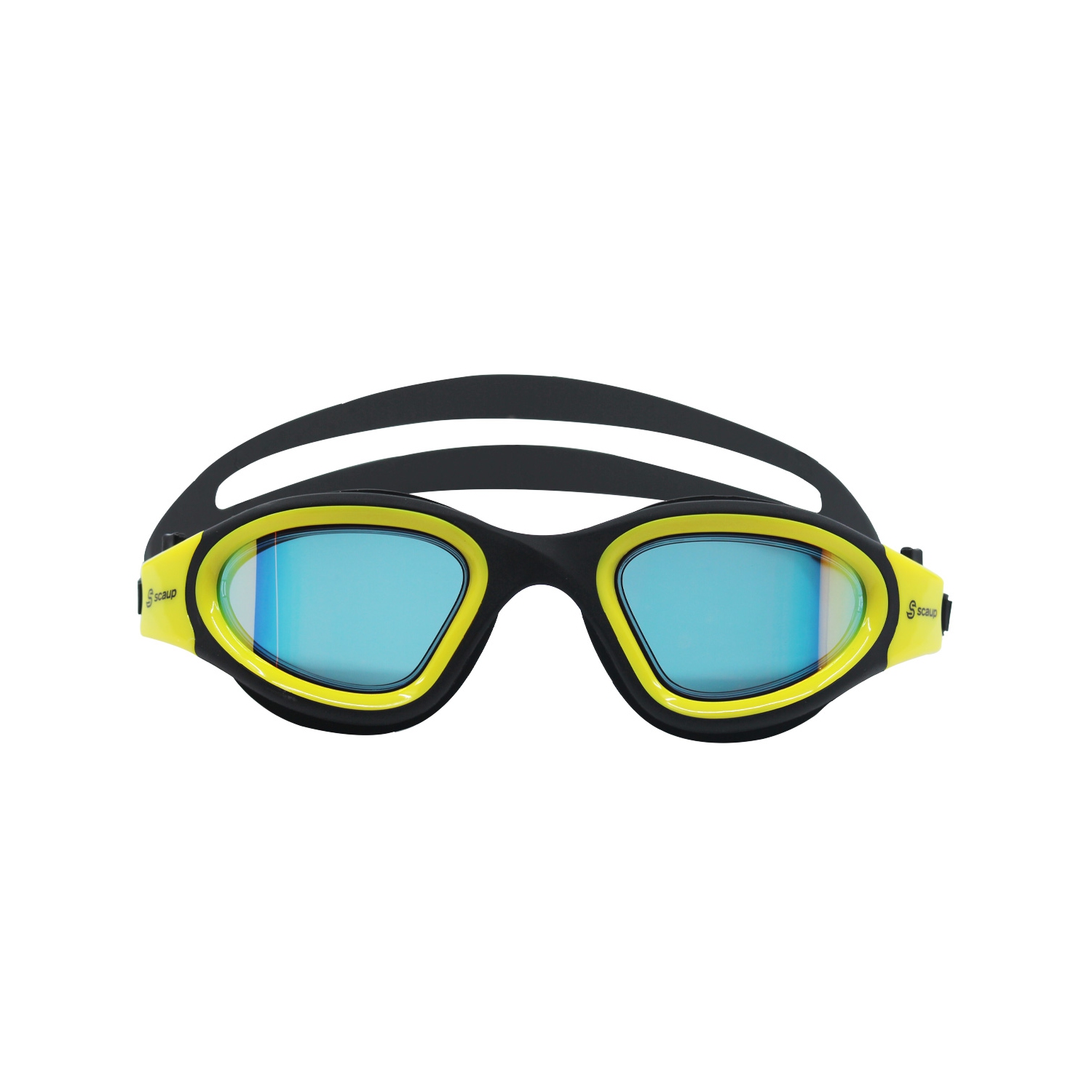 Scaup BALOS Pro Swimming Goggles - Anti-Fog Swim Goggles with UV Protection for Adults, Yellow