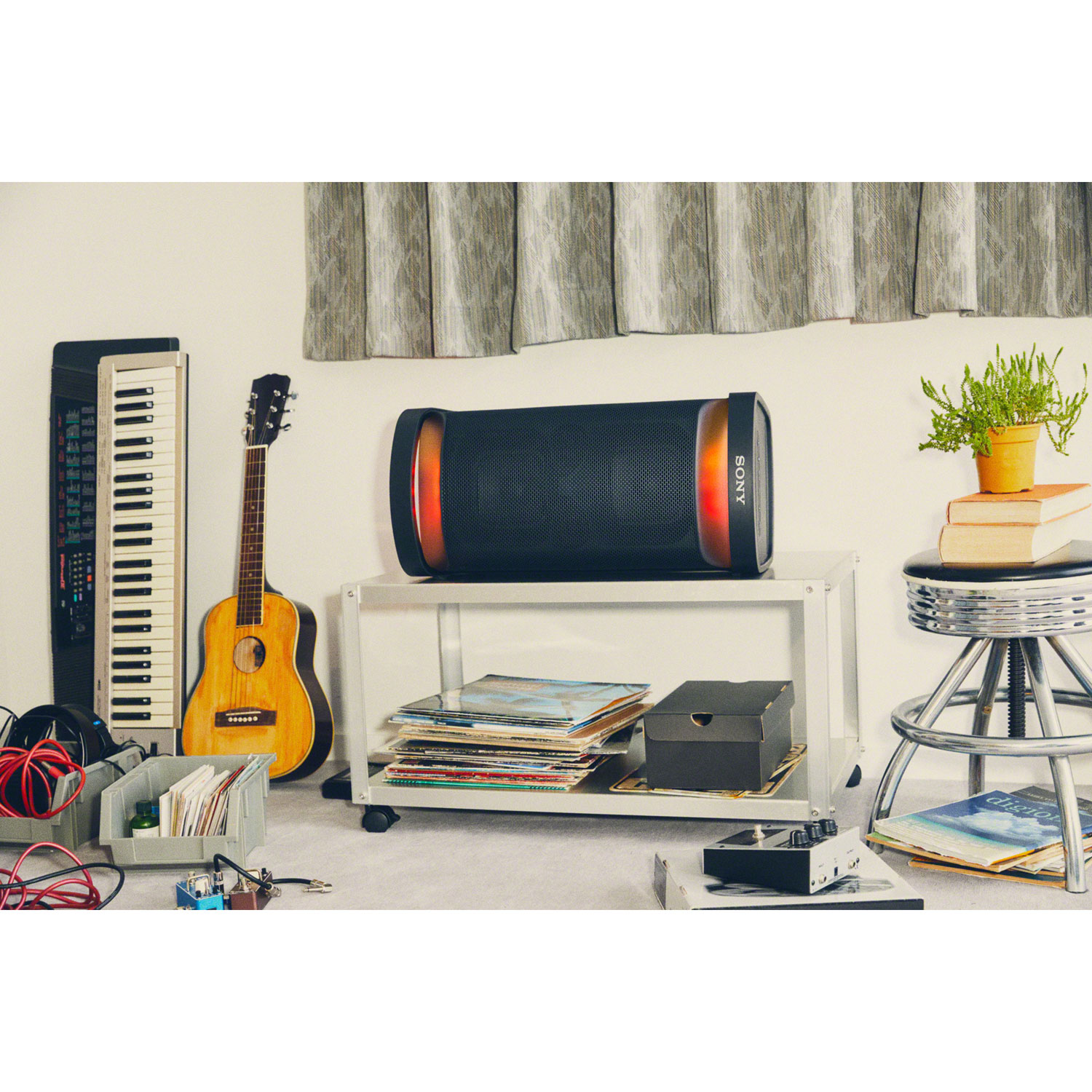 Haut-parleur de fête portatif Bluetooth résistant aux éclaboussures XP500 de Sony - Noir