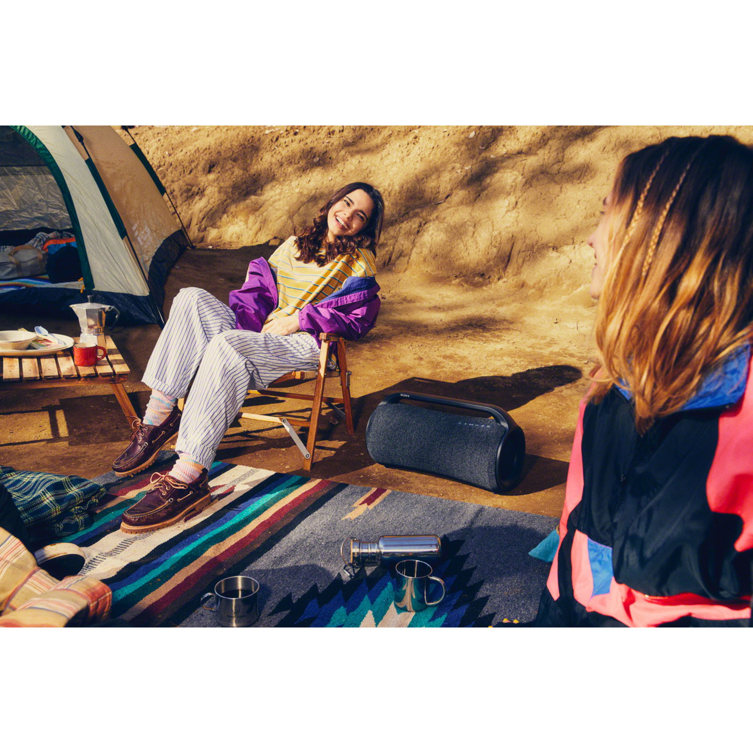 Sony XG500 Splashproof Bluetooth Portable Party Speaker - Black