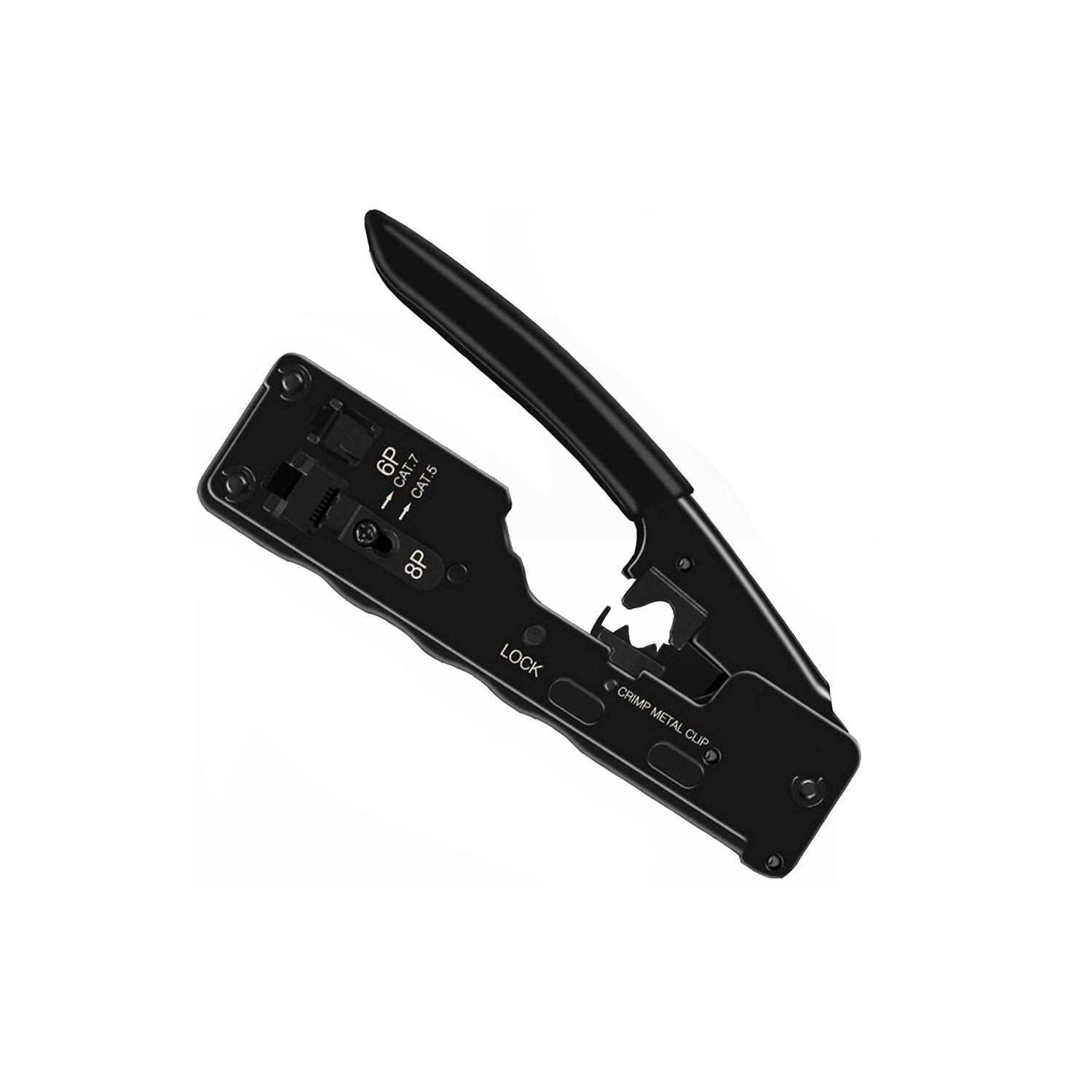 Outil de sertissage de câble Ethernet de réseau RJ45 RJ11 RJ12 Pince à sertir modulaire compacte - axGear