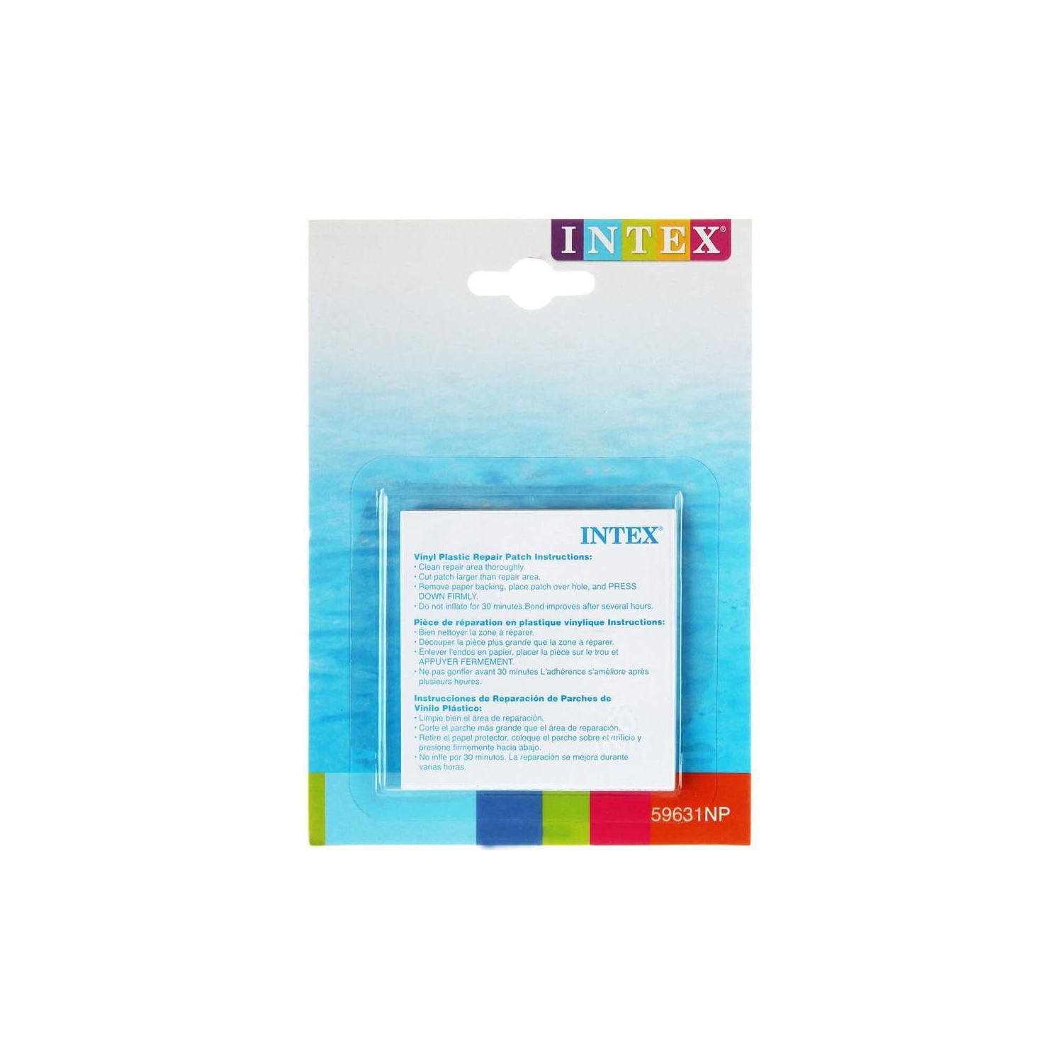 Intex - Set of 6 Repair Patches for Pools and Inflatable Toys