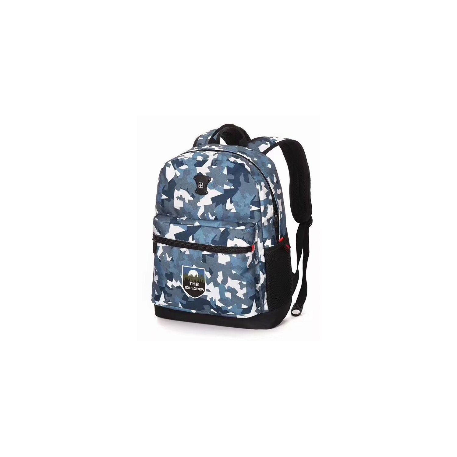 SUISSEWIN Water Resistance Unisex Backpack - 35L -Camouflage Blue