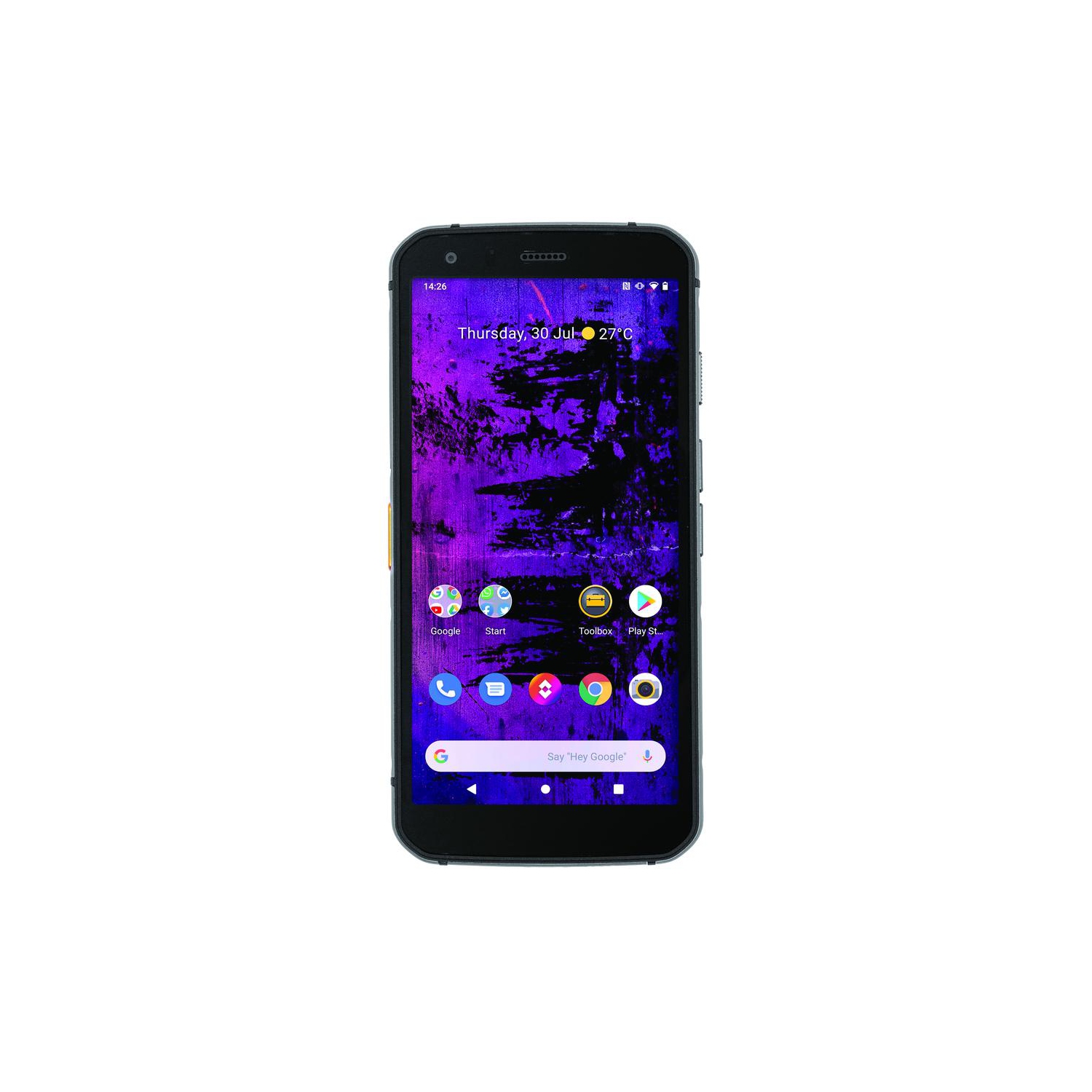 CAT S62PRO Smartphone with 128GB+6GB RAM, Thermal Camera, IP68, MIL-STD-810H, 5.7 inches, Dual SIM Rugged Unlocked Phone - Black