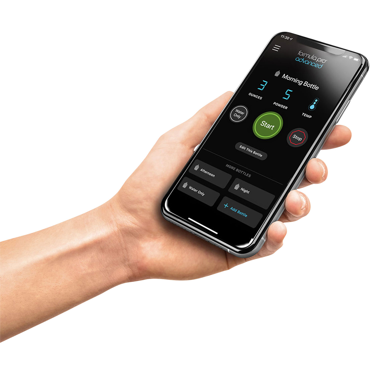 Distributeur de préparation lactée Wi-Fi pour nourrisson Formula Pro Advanced de Baby Brezza - Noir