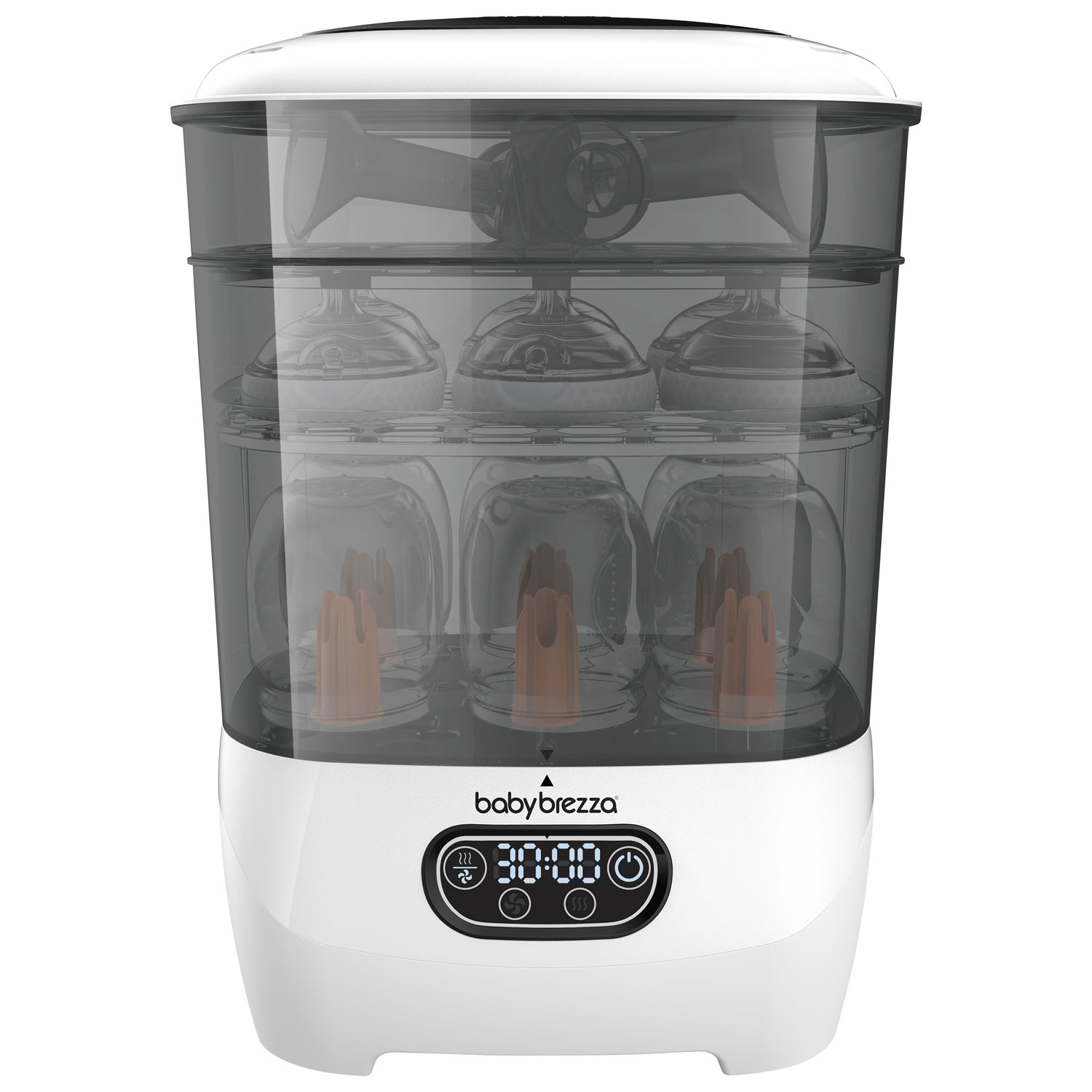 Stérilisateur de biberons et séchoir One-Step Advanced de Baby Brezza - Blanc