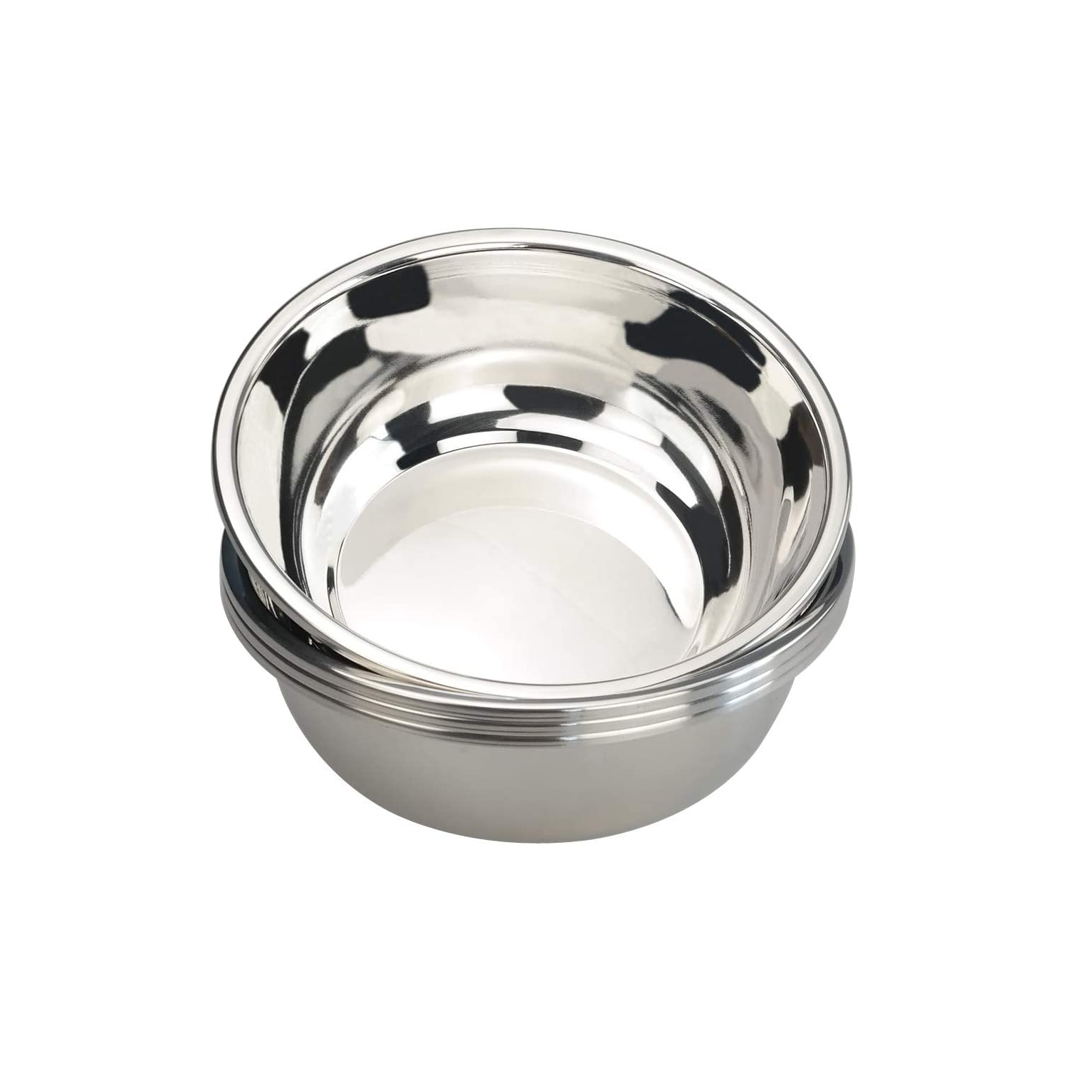 Bol à Mélanger Sunwealth Premium en Acier Inoxydable - 4 L - 24 cm - Ensembles de 4