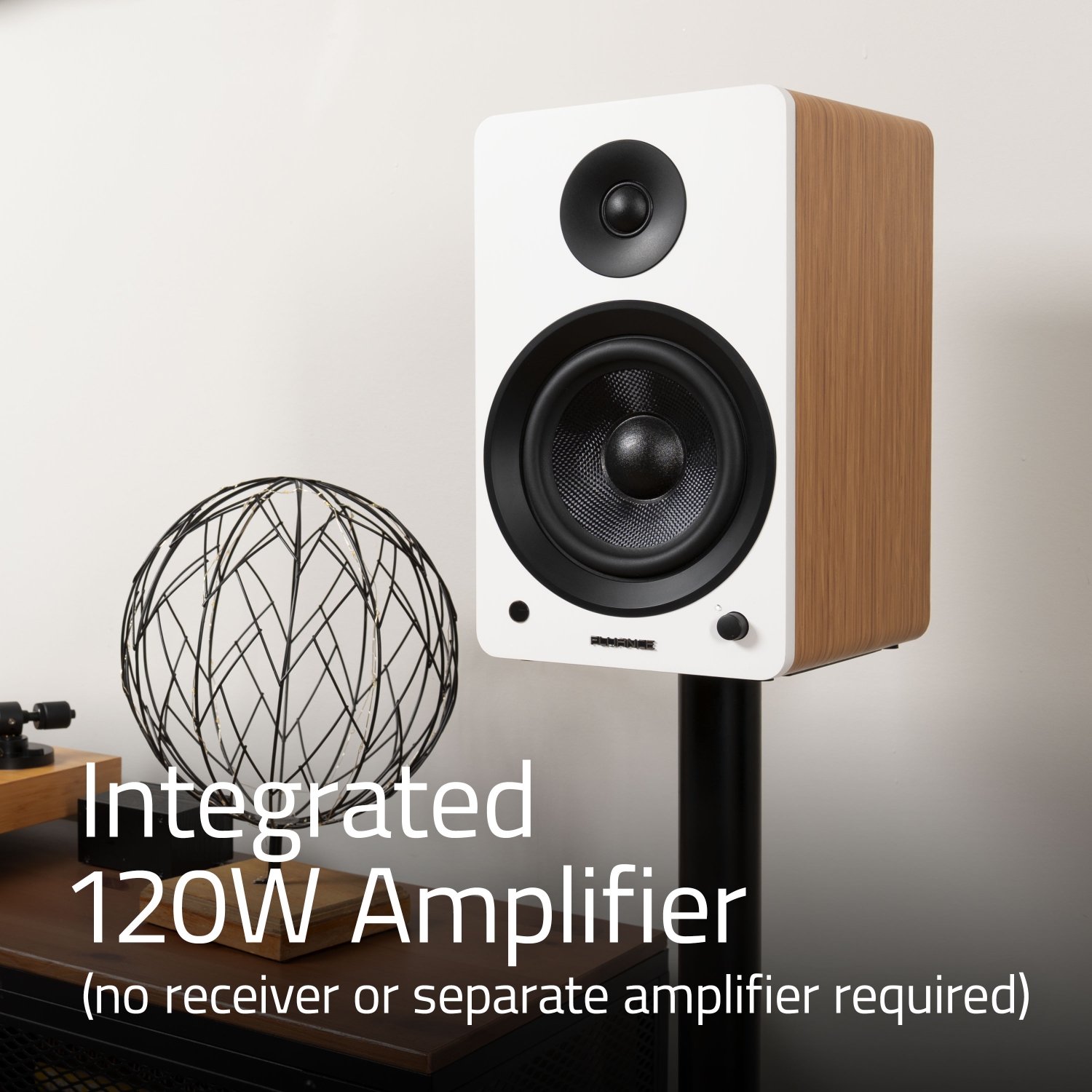 Fluance RT83 Reference High Fidelity Vinyl Turntable, PA10 Phono Preamp and Ai61 Powered 6.5" Stereo Bookshelf Speakers