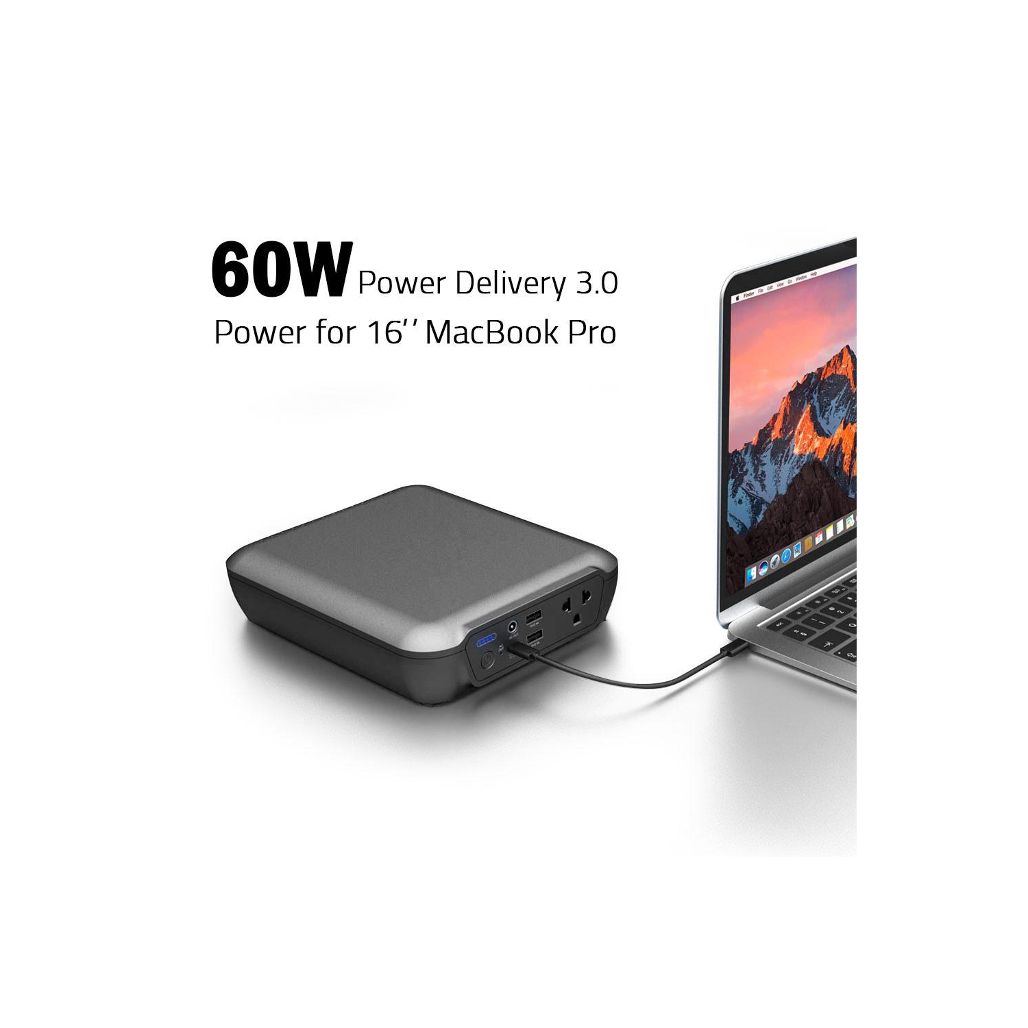 ACOPOWER 154Wh/160W Portable Solar Generator