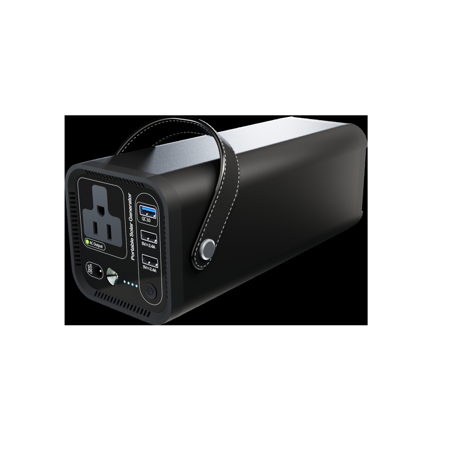 ACOPOWER PS100 Power Station, 154Wh Portable Solar Generator, 110V/200W AC Outlet