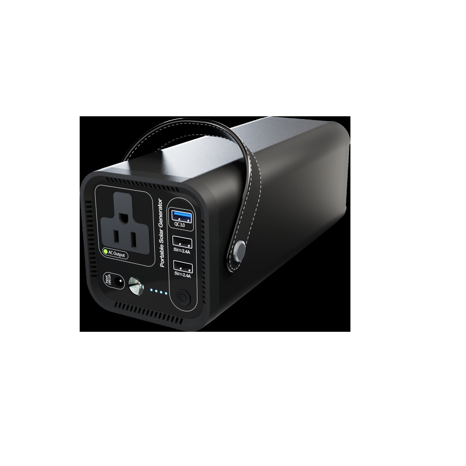 ACOPOWER PS100 Power Station, 154Wh Portable Solar Generator, 110V/200W AC Outlet