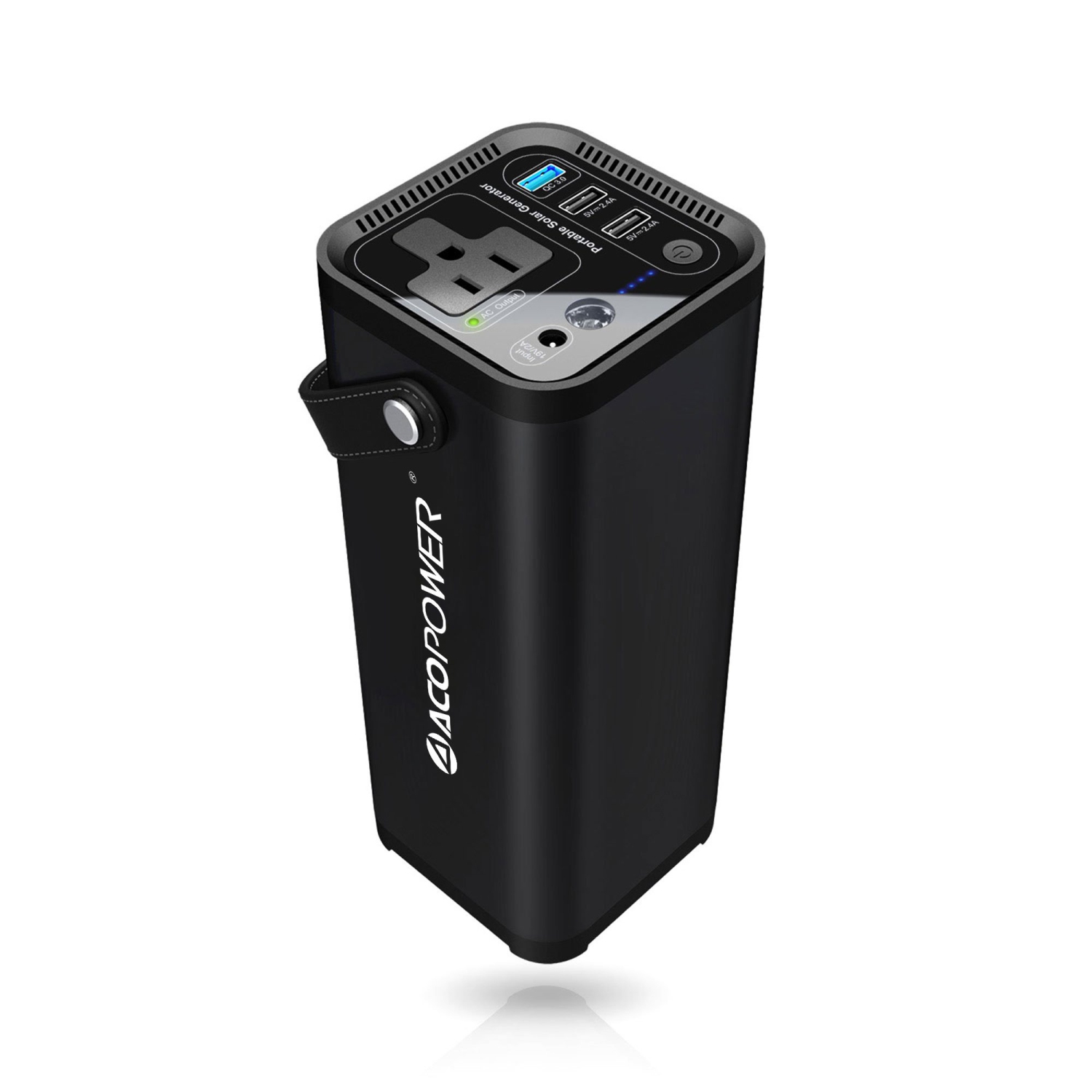 Générateur de 154 Wh d’ACOPOWER et panneau solaire portatif de 50 W