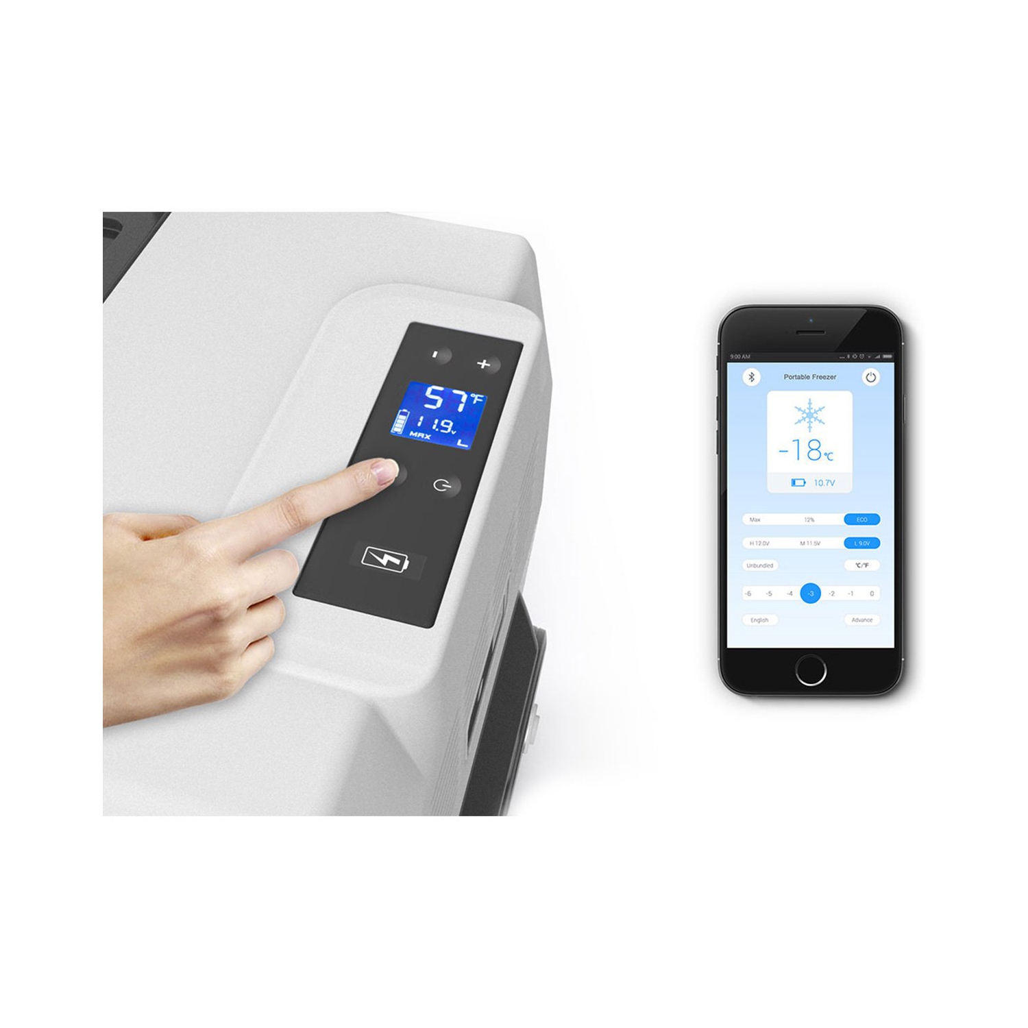 LiONCooler Combo, X40A Portable Solar Fridge/Freezer and 90W Solar Panel