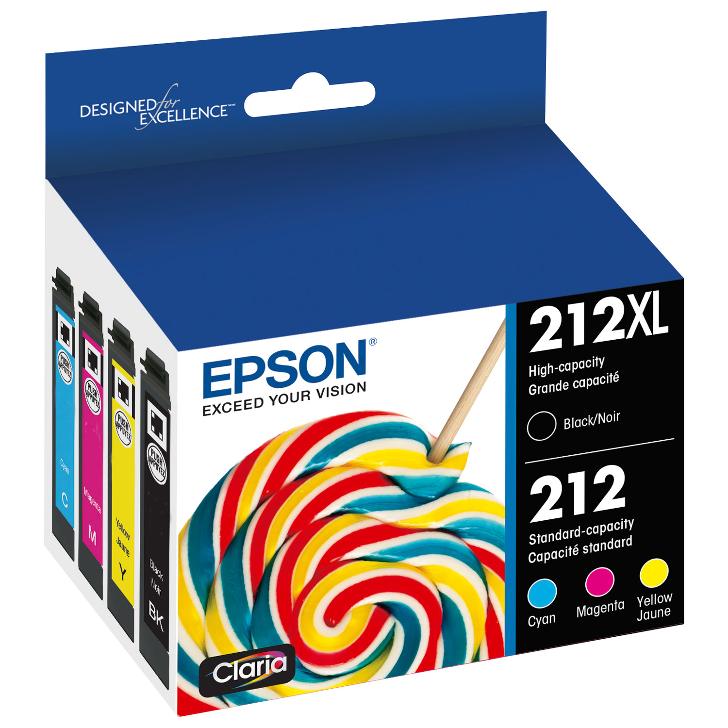 Epson Black/Colour Ink - 4 Pack