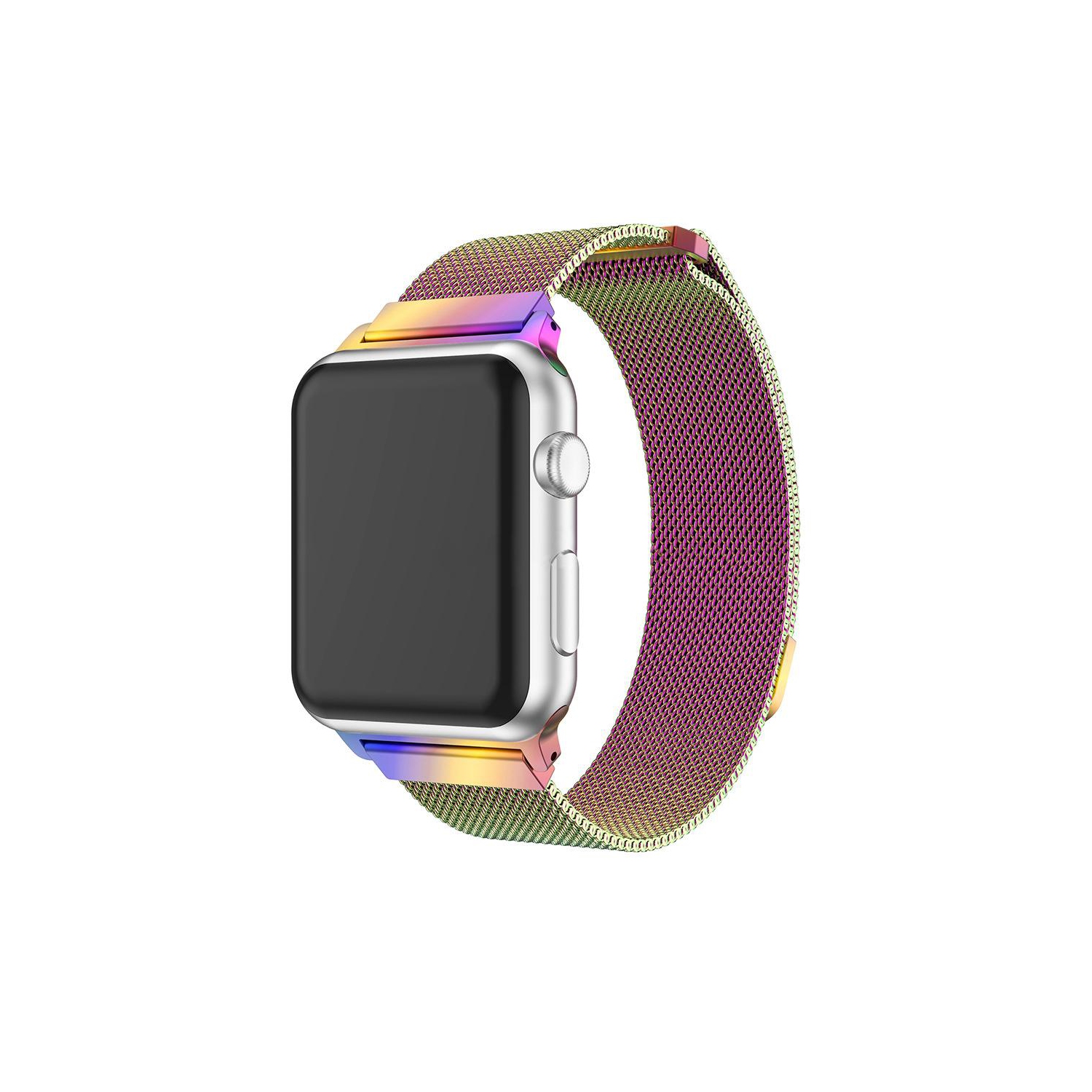 PANDACO Rainbow Milan Magnetic Clasp Watch Strap for Apple Watch 42mm / 44mm / 45mm / 46mm / 49mm