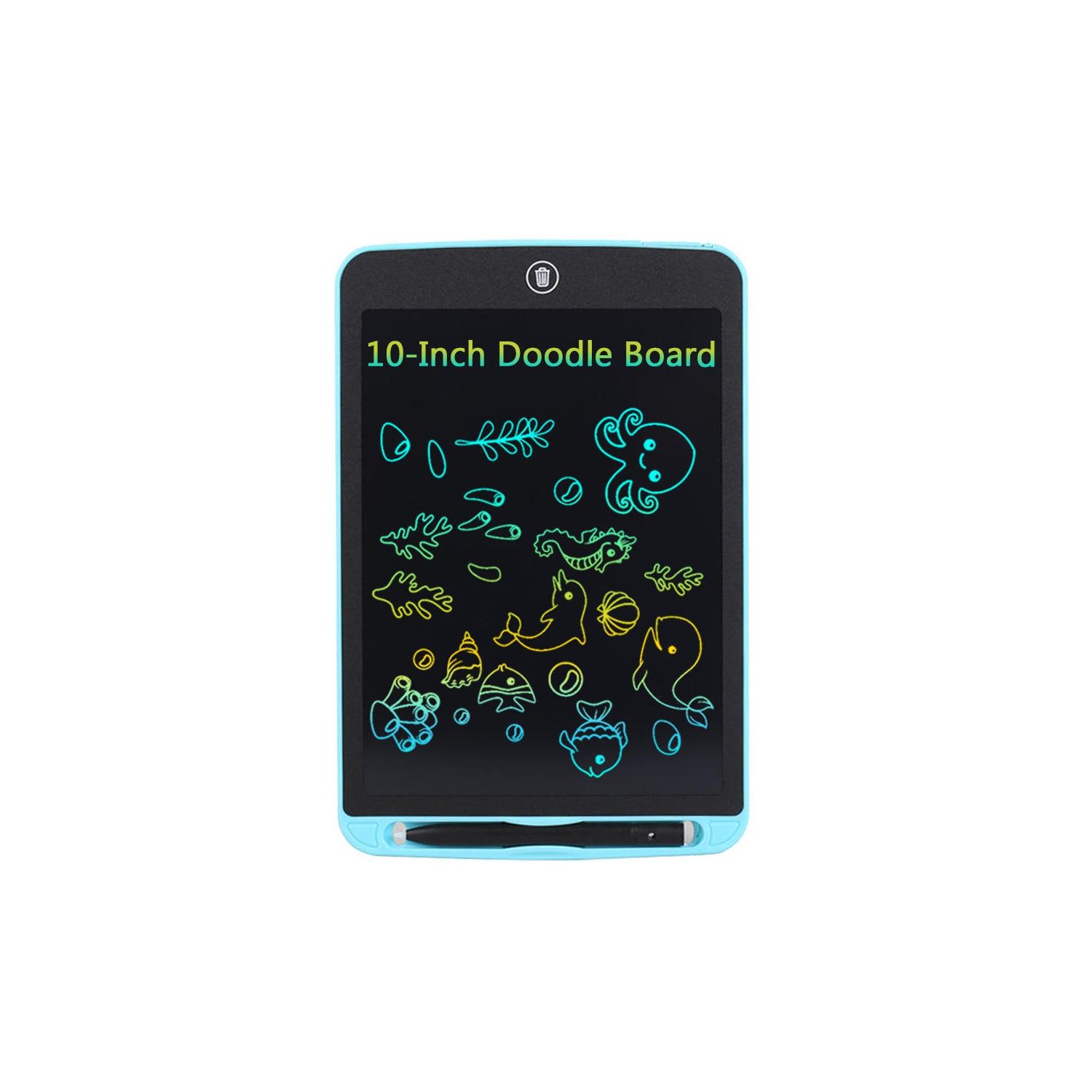 Tablette graphique d'écriture électronique couleur de 10 pouces, outil d'écriture environnementale pour étudier, planifier, dessiner et concevoir
