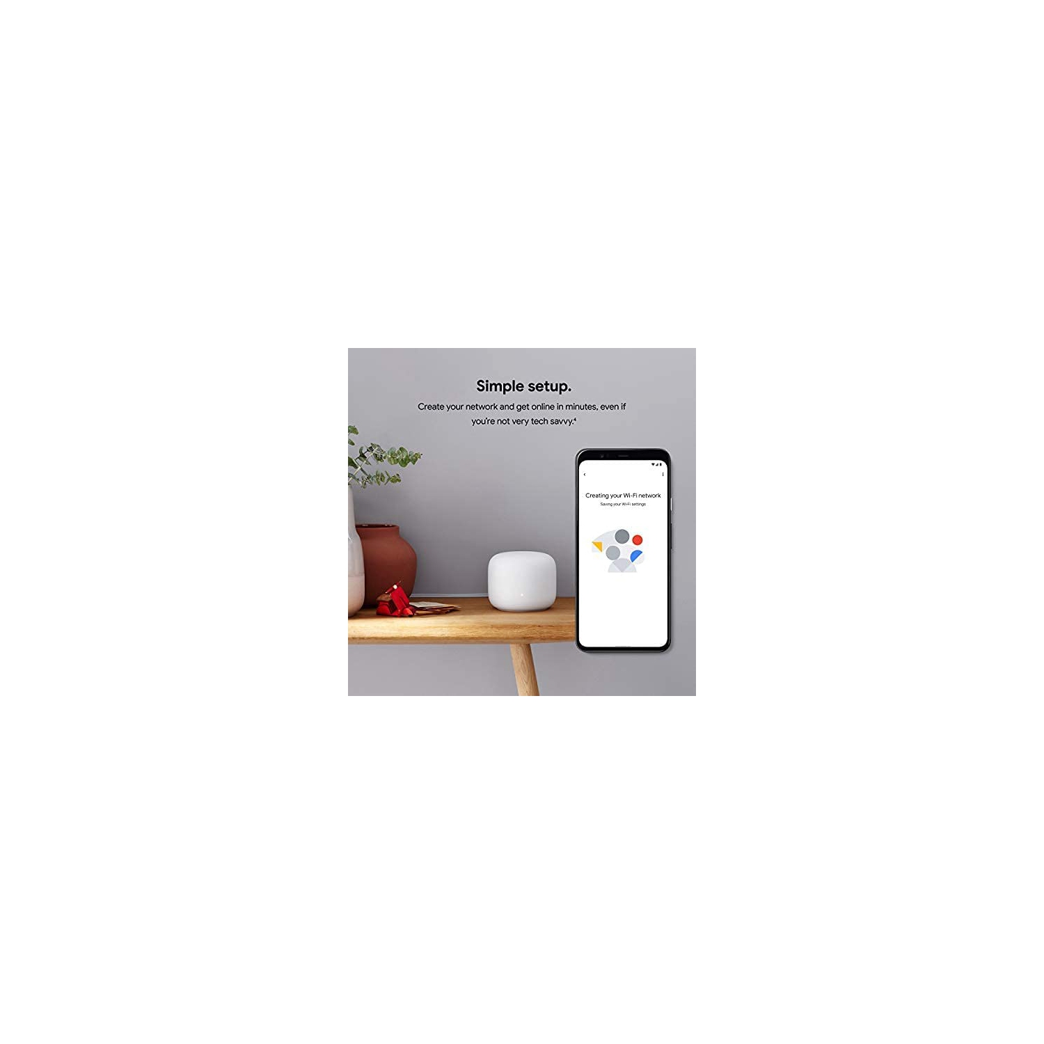Refurbished - Google Nest Wifi Router Dual Band Mesh System + Access Point (1 Set) GA00822