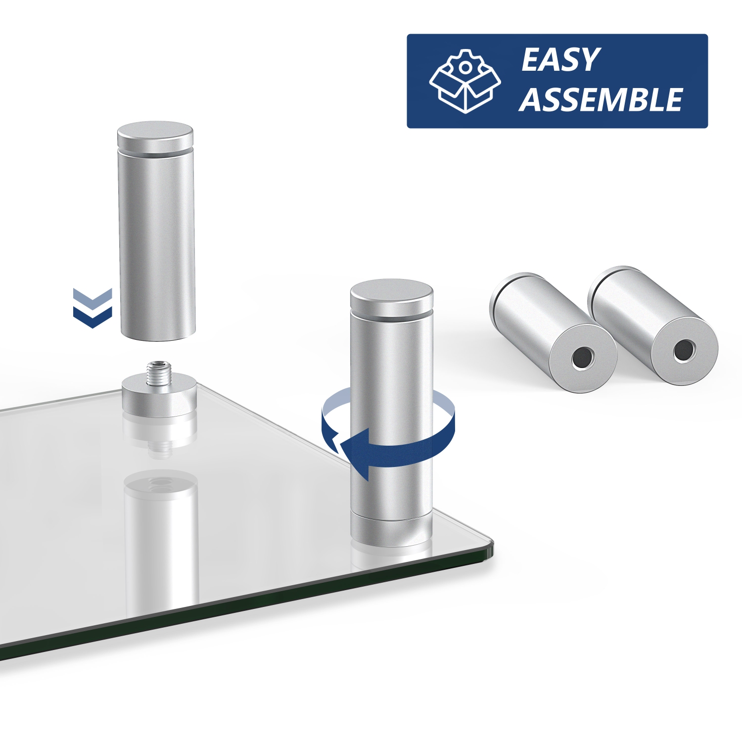 FITUEYES Réhausseur d'Écran d'Ordinateur Portable Moniteur Stand en Verre,Support de Moniteur PC et TV pour Bureau