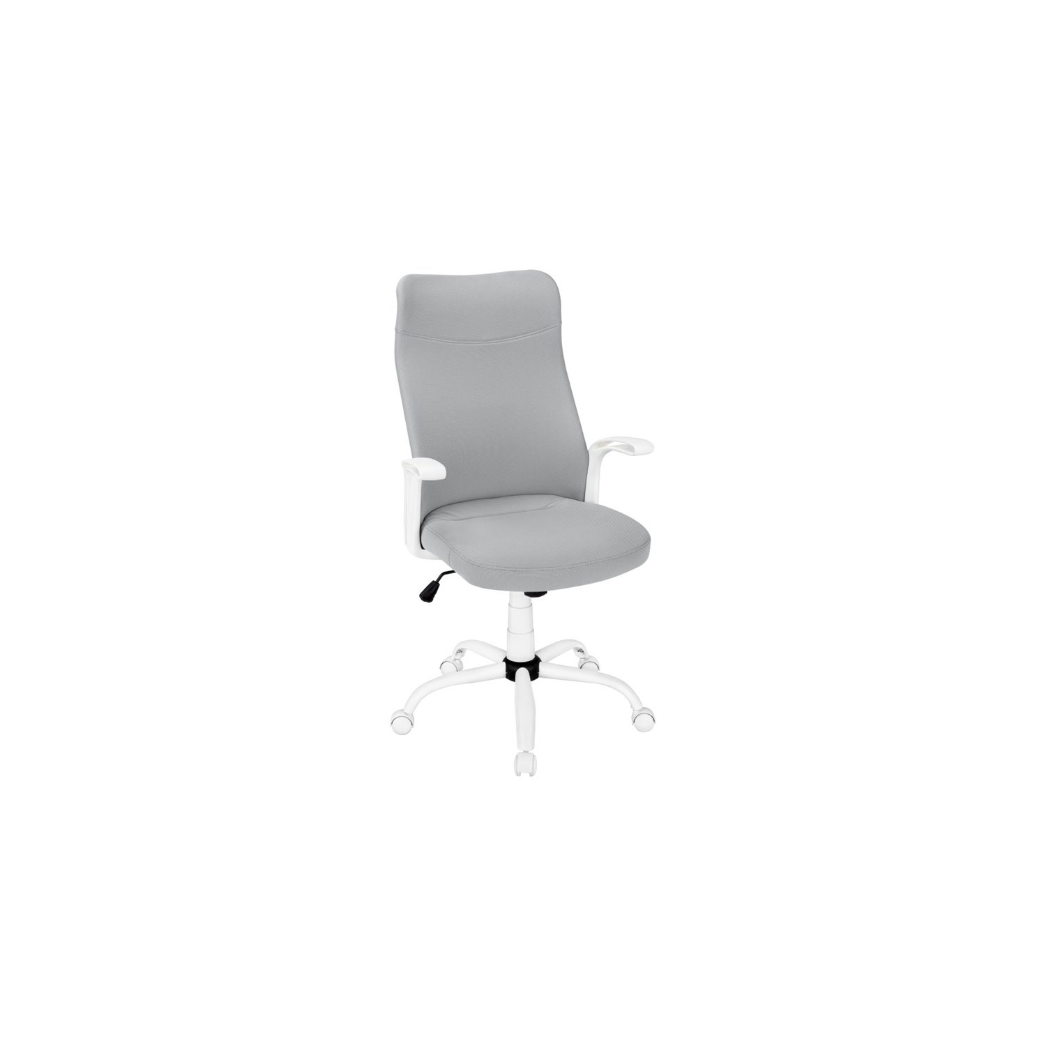 Office Chair Swivel Ergonomic Armrests Computer Desk Work Metal White