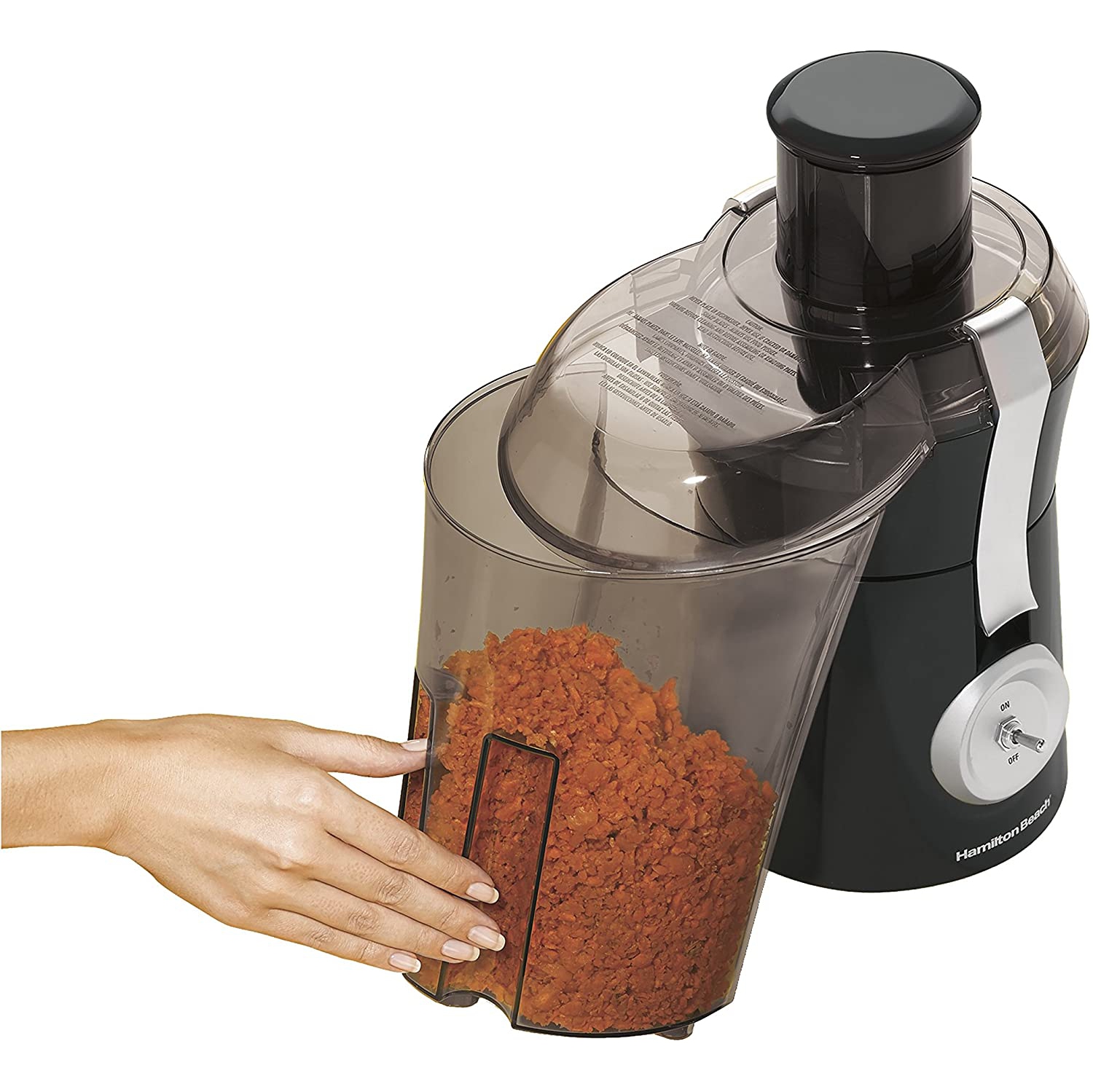 Hamilton-Beach Big Mouth Juice Extractor, Black