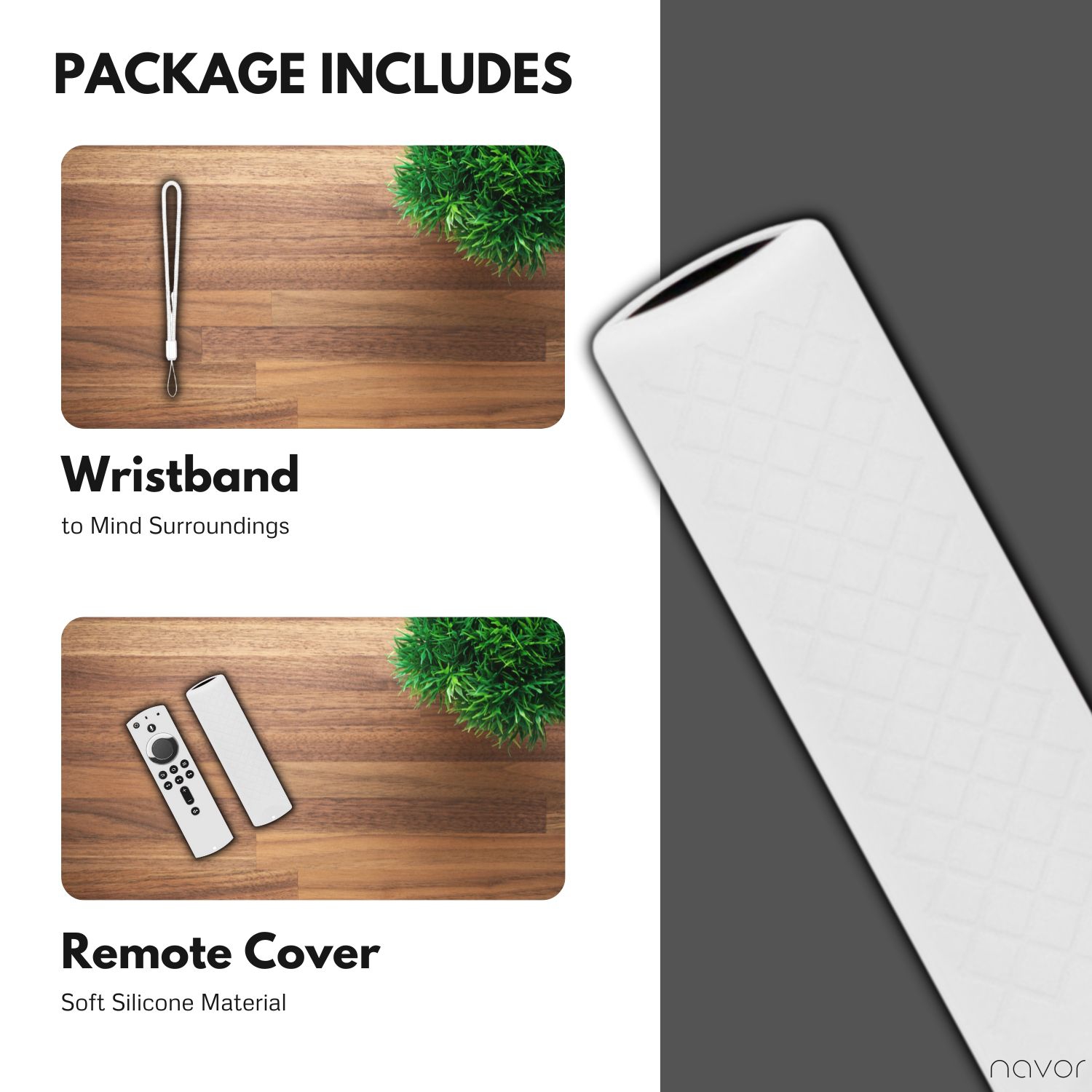 Shockproof Protective Silicone Case/Covers Compatible with All-New Alexa Voice Remote for Fire TV Stick 4K 2nd Generation