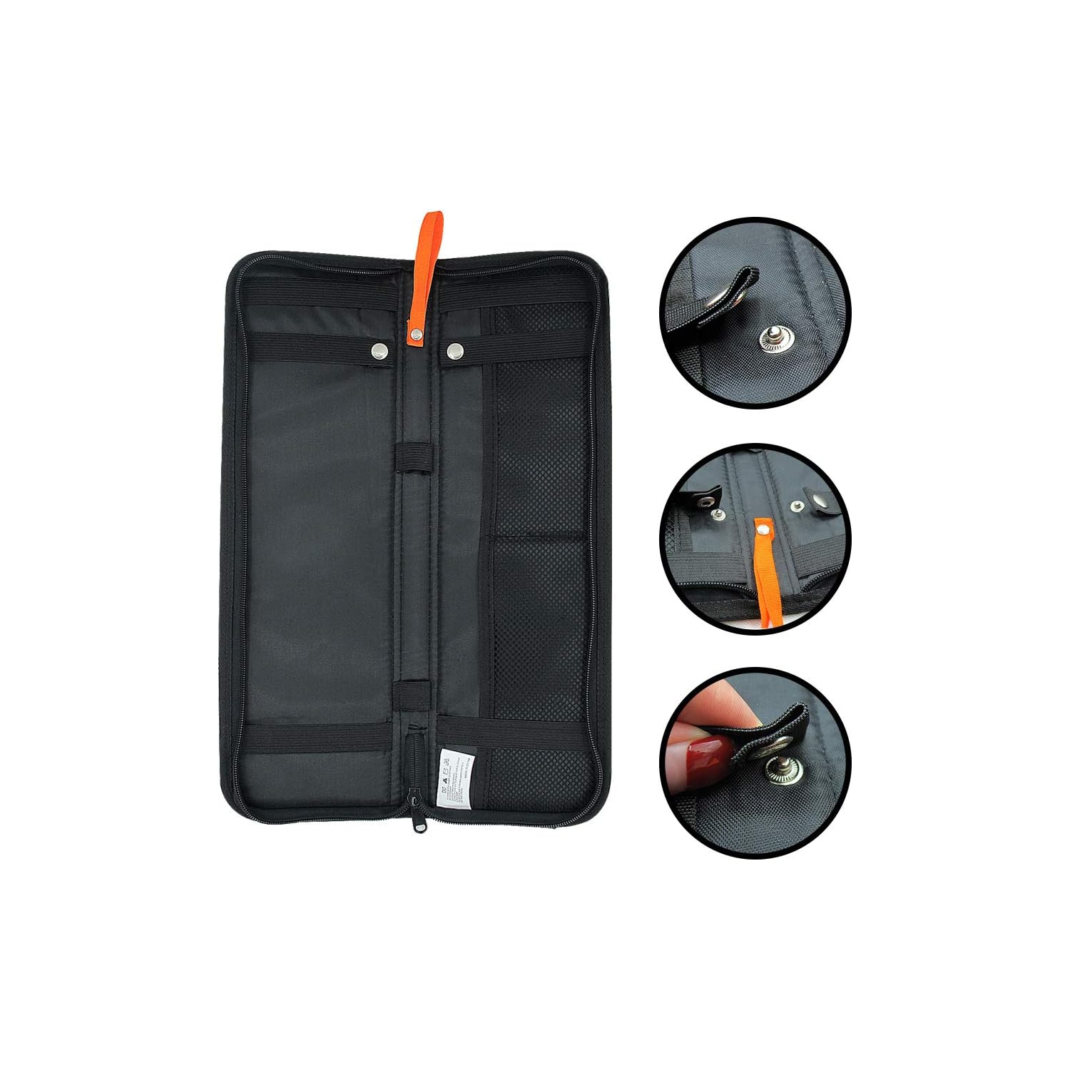 Men’s Travel Tie Case Holder, Portable Storage Box for Cufflinks Necktie Tie Clips, Gift for Men