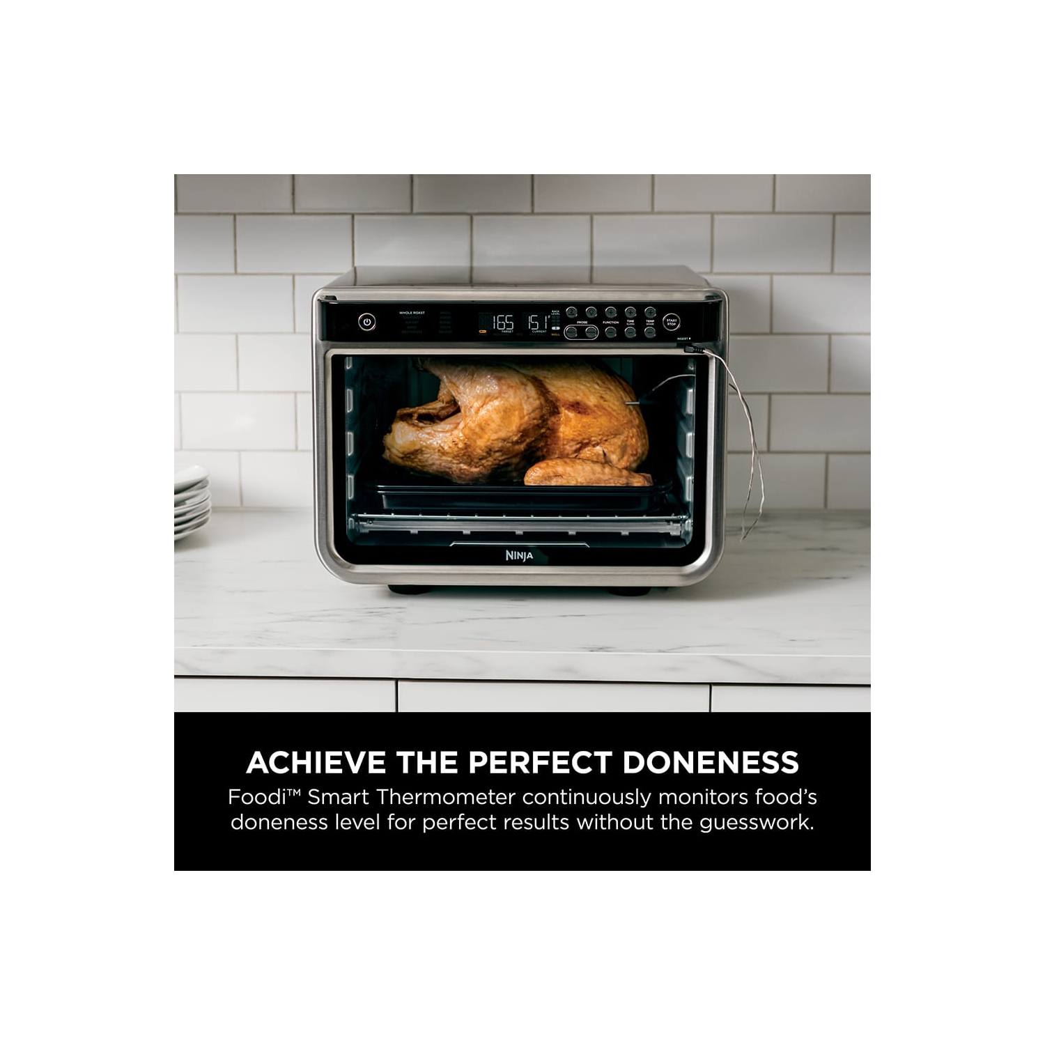 Ninja Foodi , 10 en 1 XL Pro Air Fry Coven, acier inoxydable, 1800 W