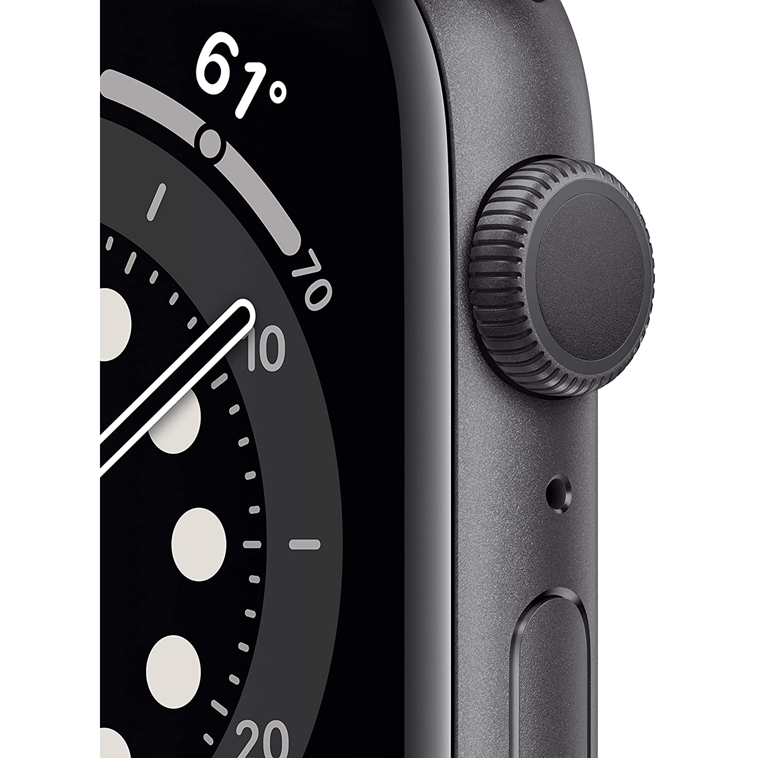 Apple Watch Series 6 (GPS) 44mm Space Grey Aluminum Case with 
