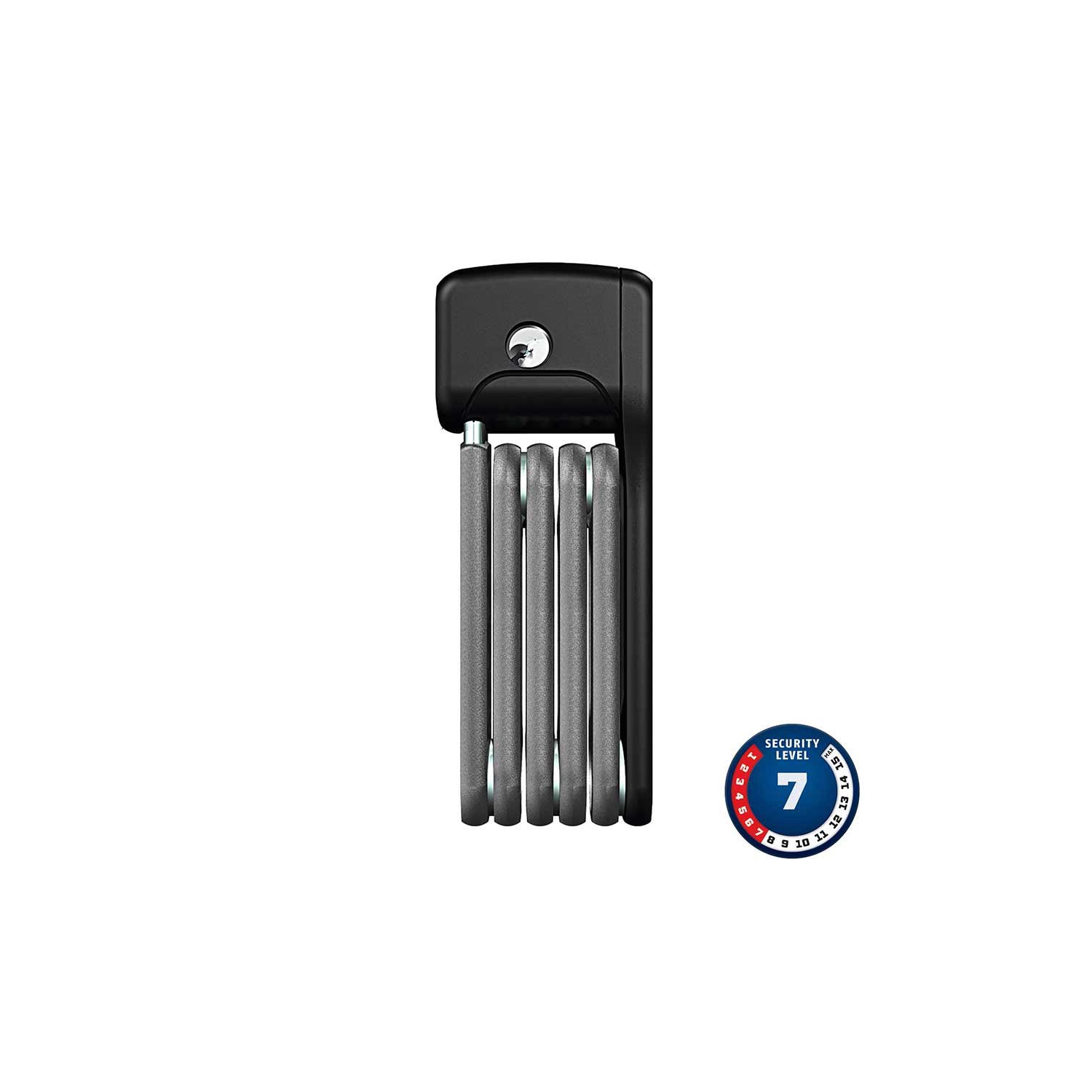 Abus, Bordo Lite Mini 6055, Foldable lock, Key, 5mm, 60cm, 2', Black