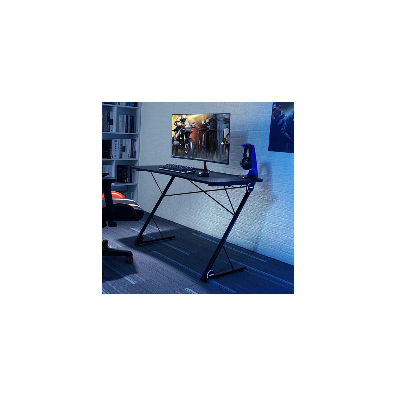 Bureau d’ordinateur/de jeu GD-43x de Boost Industries avec tapis de souris en prime