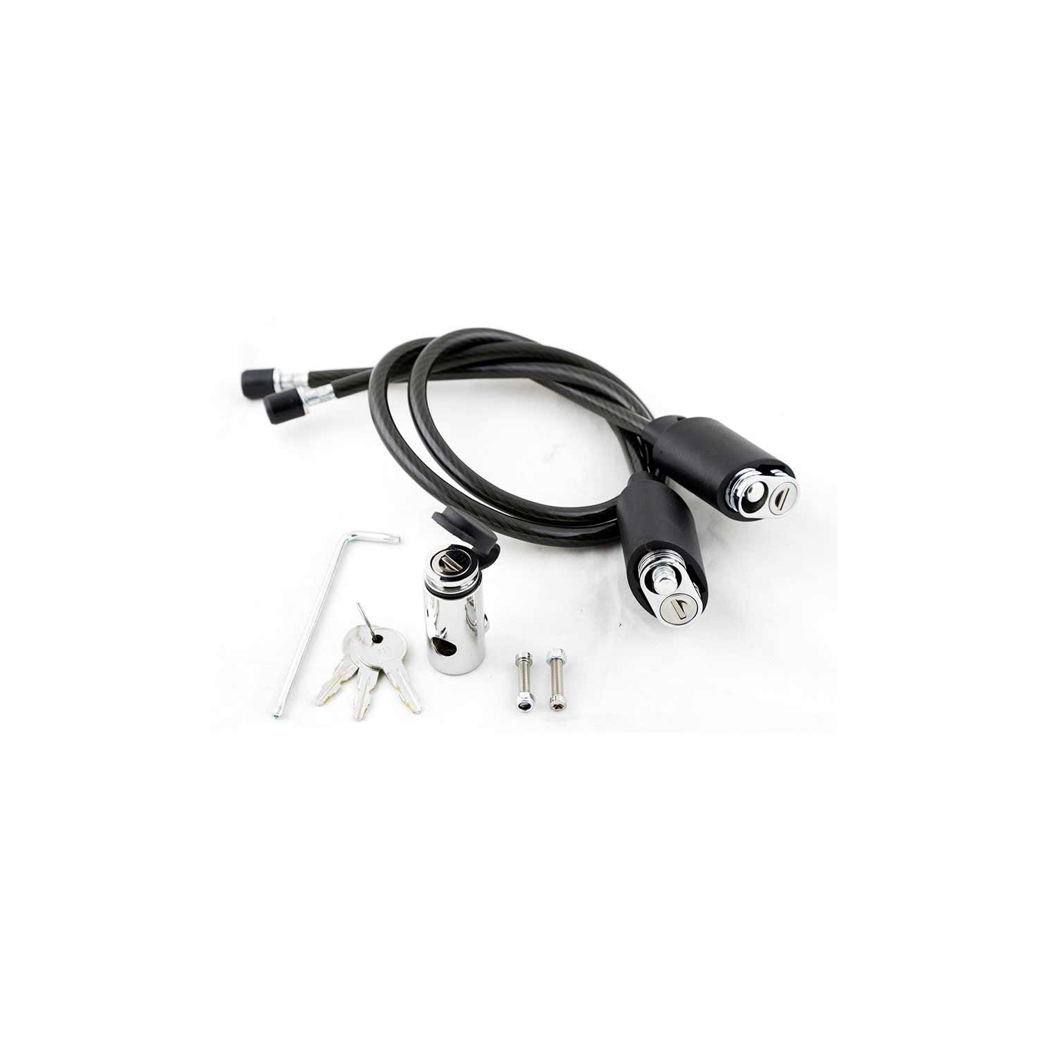 Kuat, Transfer, Cable Lock Kit, With locking hitch pin, Double