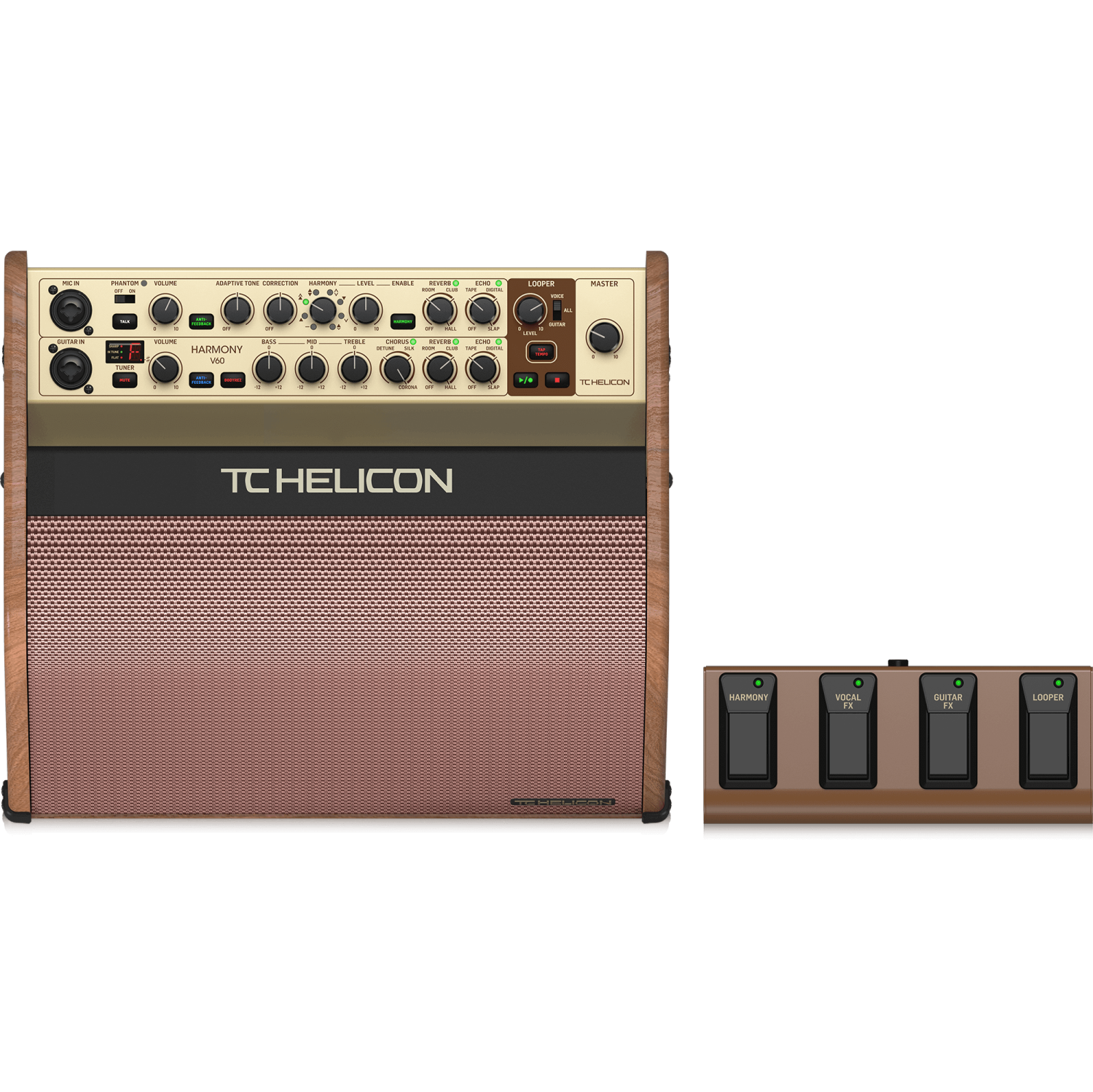TC-Helicon Harmony V60 2-Channel Acoustic Amplifier