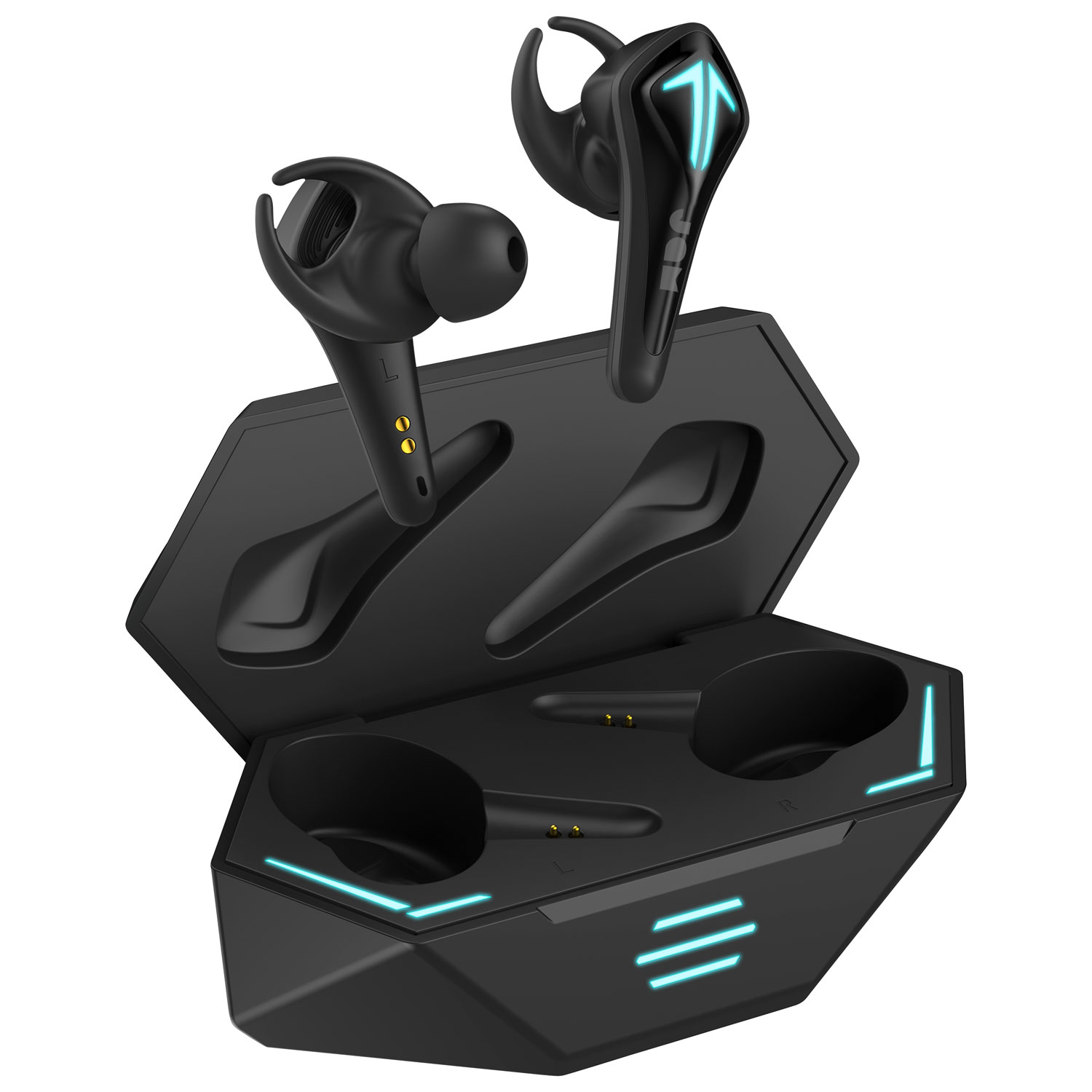 Écouteurs boutons de jeu 100 % sans fil Game On de Jam - Noir