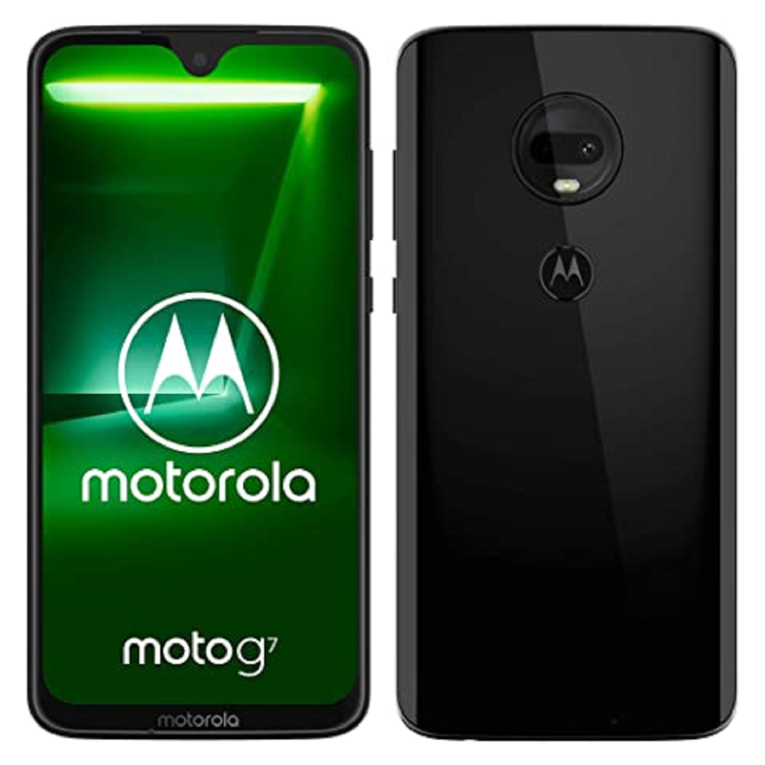 Motorola Moto G7 64GB/4GB 6.2" GSM Unlocked Smartphone (XT1962-4) - International Model - Ceramic Black - Brand New