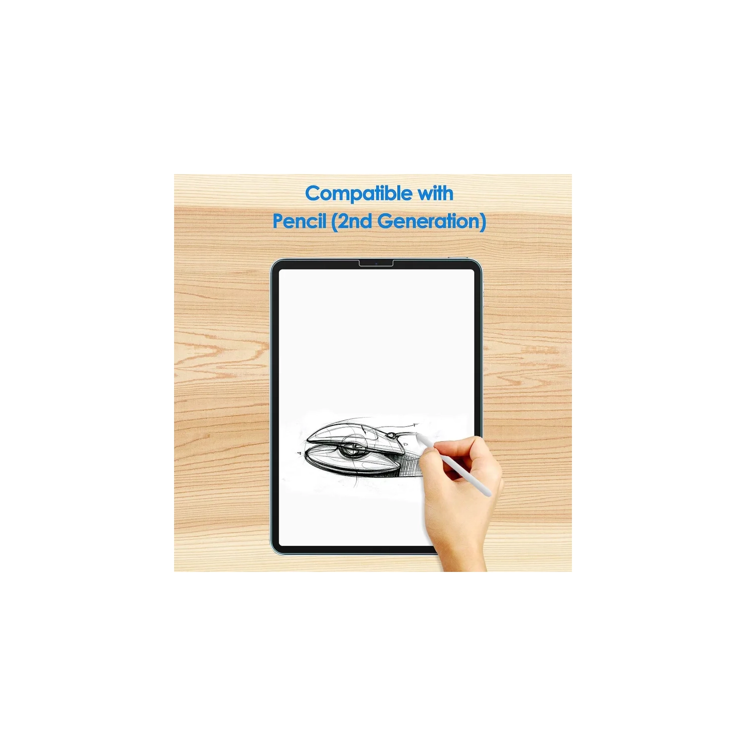 Protecteur d'écran en verre trempé Premium pour iPad Air 5/4 et iPad Pro 11 po - compatible avec face ID, film de protection Crystal Clear