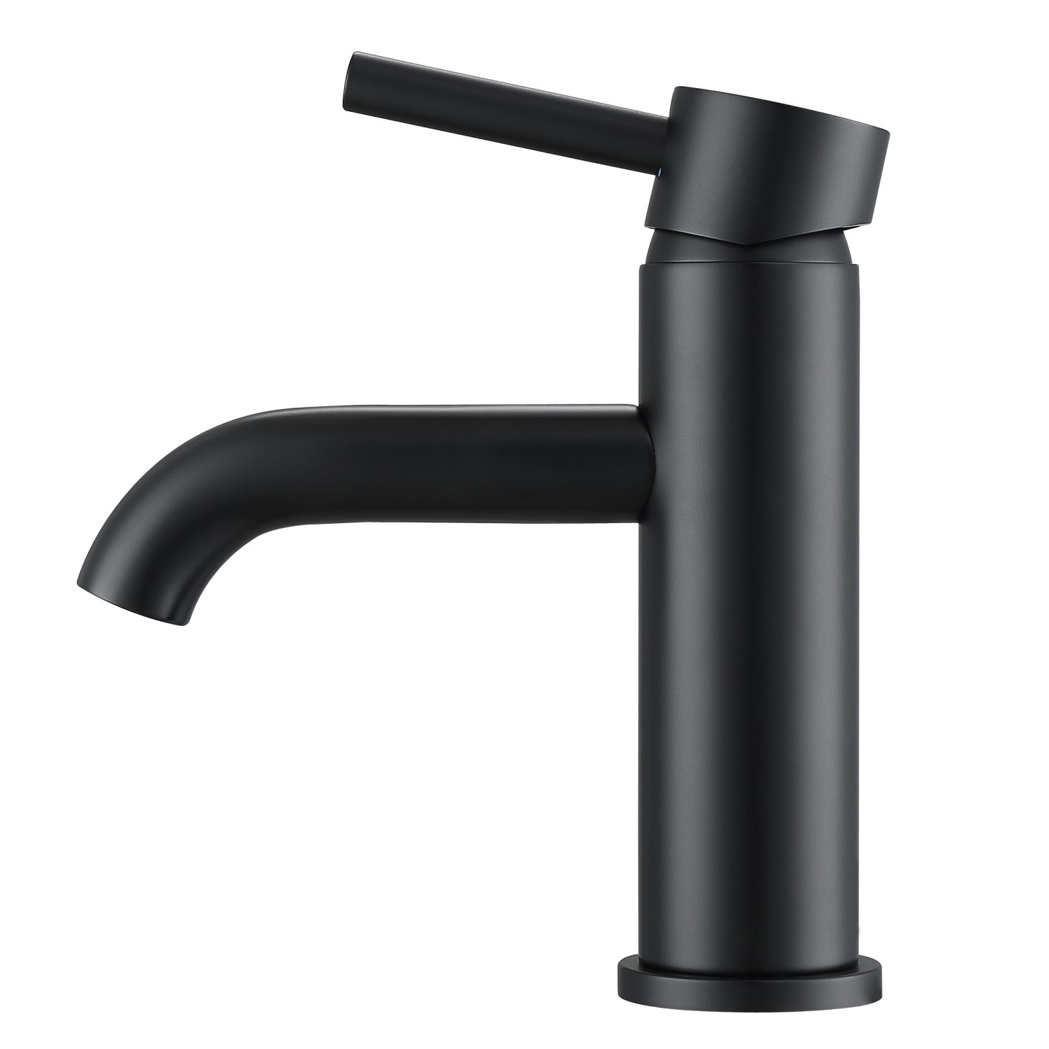 Ancona Valencia Series Single Lever Bathroom Faucet in Matte Black