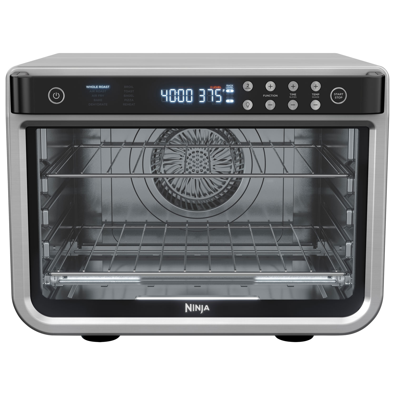 Ninja Foodi XL Pro Air Fry Toaster Oven (DT201C) - 0.25 Cu. Ft./7.2L - Stainless Steel