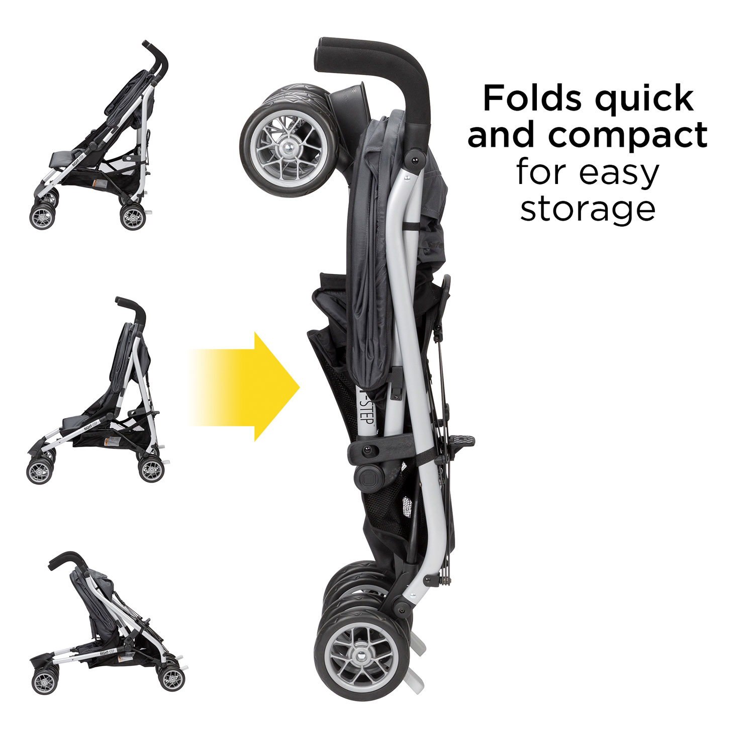 Safety 1st Right-Step Compact Stroller - Greyhound