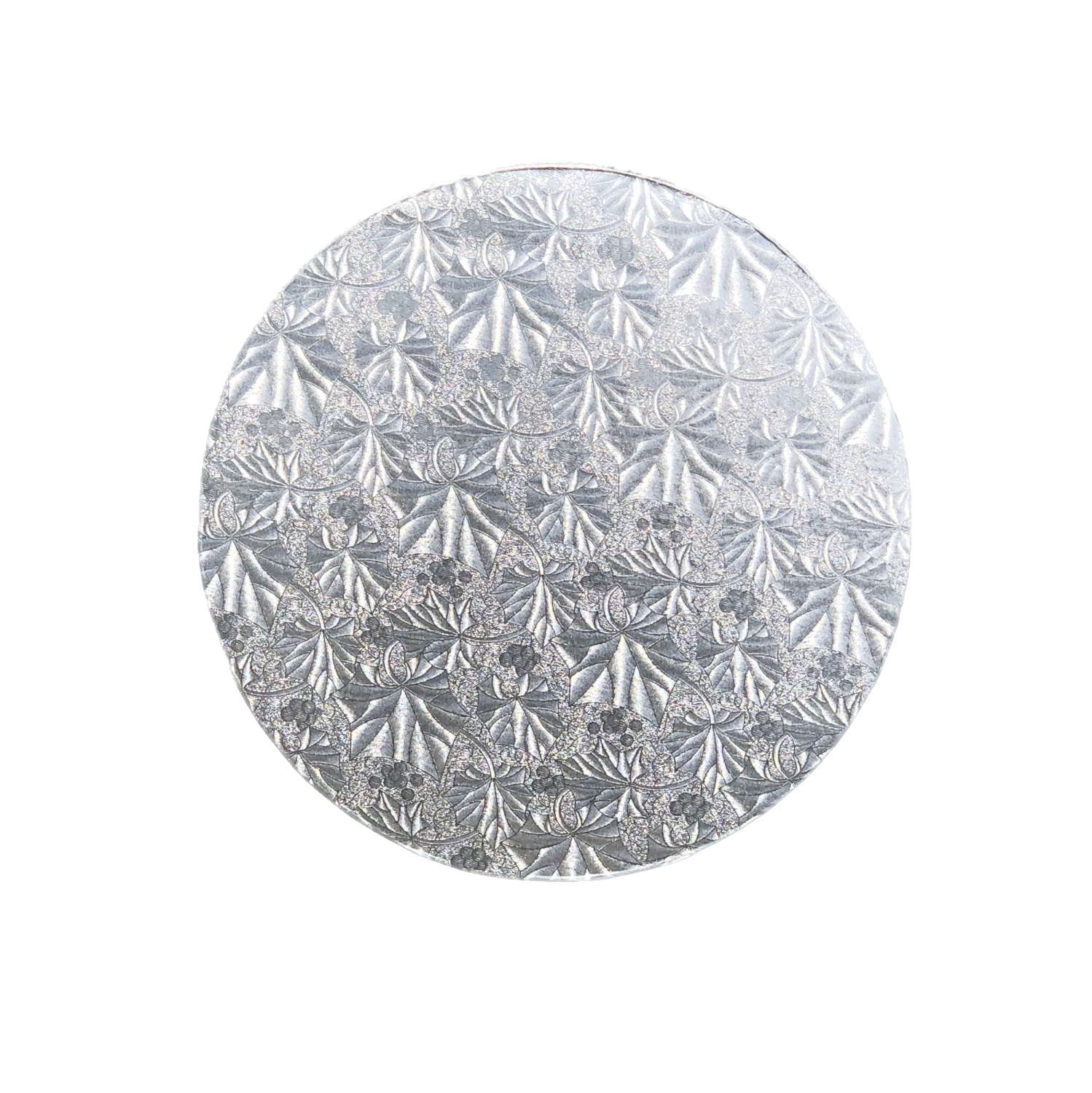 Round Cake Board Silver – 8″ X ¼” Thick