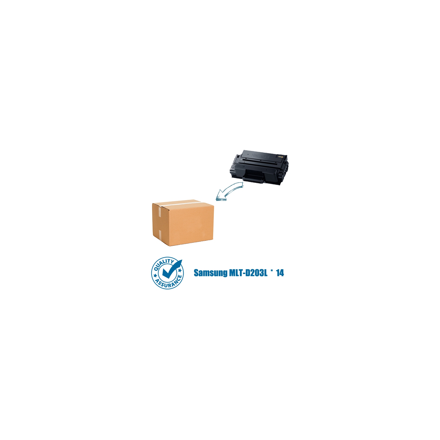Printer Pro™ 14 Pack Samsung MLT-D203L (D203/MLTD203/mlt-d203) Compatible Black Toner Cartridge-Samsung Printer Xpress SL-M3320/3820/4020/M3370/3870/4070