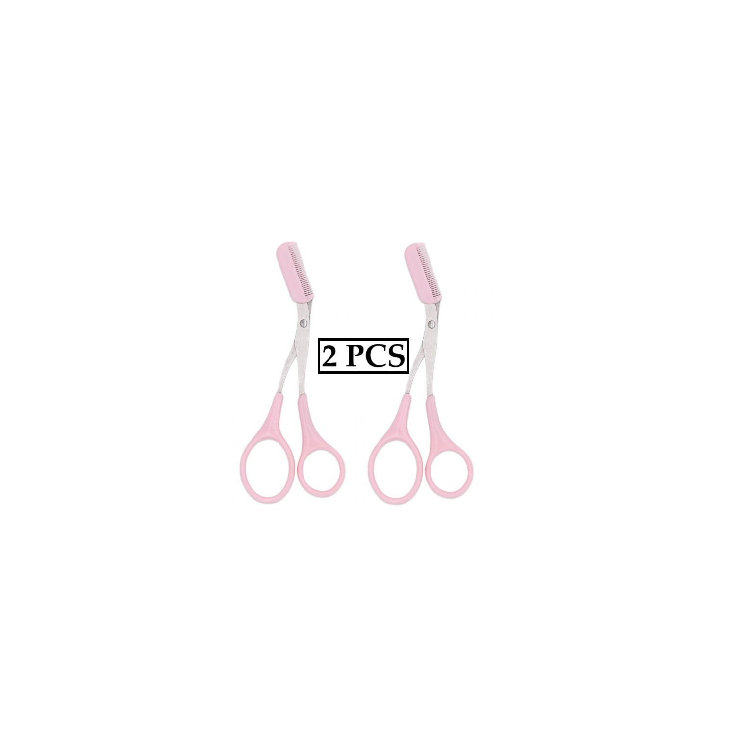 ISTAR – Ciseaux coupe-sourcils en acier inoxydable peigne dépilant Outil de beauté Rasoir Outils de maquillage Épilation