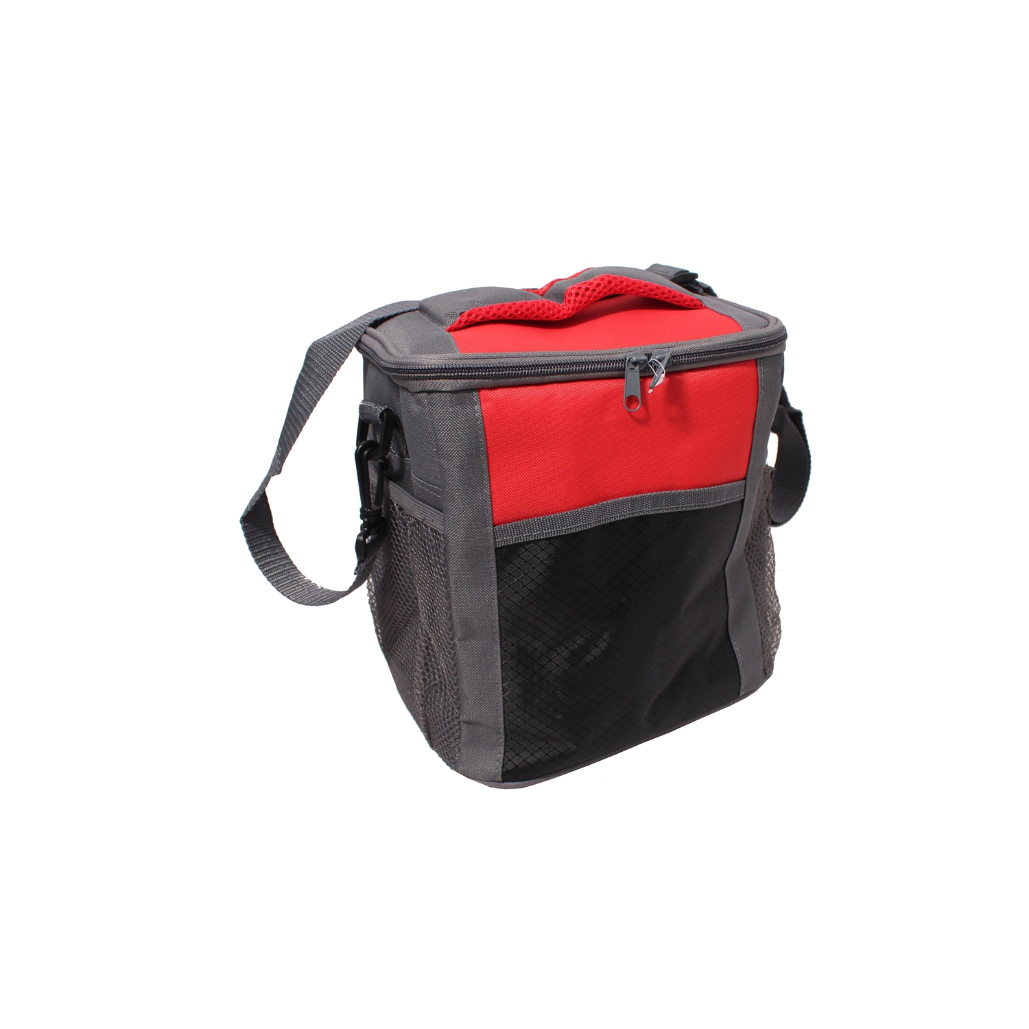Innovation Nature - Insulated Cooler Bag, 22x16x24cm, Contains 12 Cans, Red and Gray
