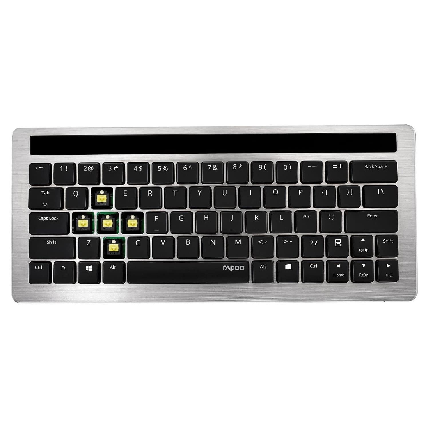 Arion Rapoo Black KX 5.8GHz Wireless Smart Backlight LED Built-in Lithium Battery Mechanical MX Keyboard - Black