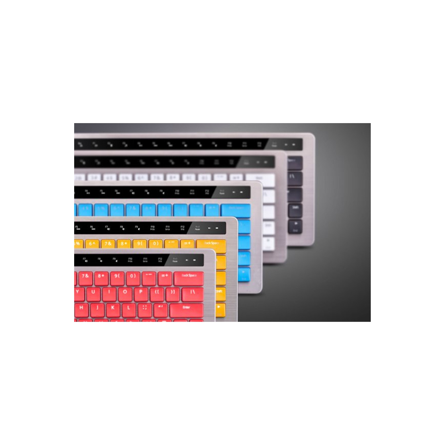 Rapoo Black KX 5.8GHz Wireless Smart Backlight LED Built-in Lithium Battery Mechanical MX Keyboard - Blue