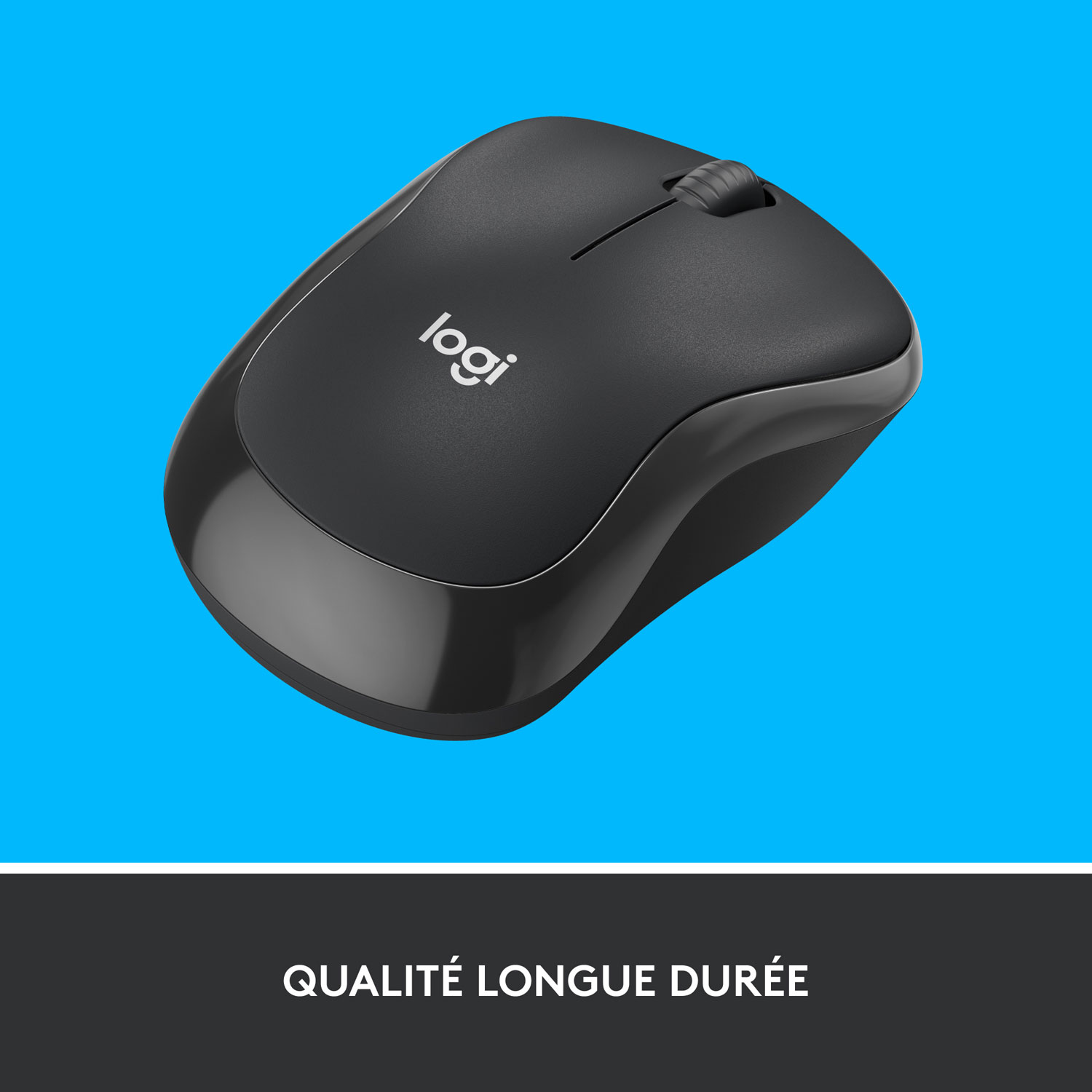 Souris optique sans fil de 1000 ppp M220 Silent de Logitech - Graphite