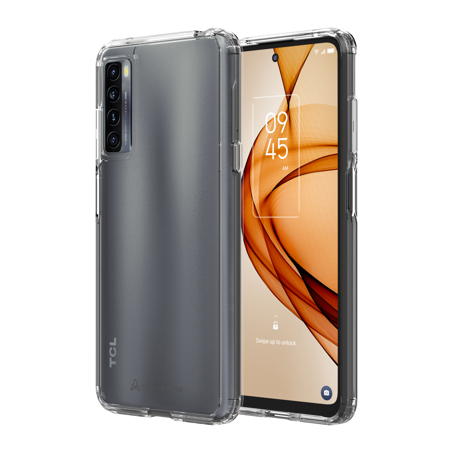 AXS ULTRA CLEAR Drop-tested Clear Case for TCL 20s