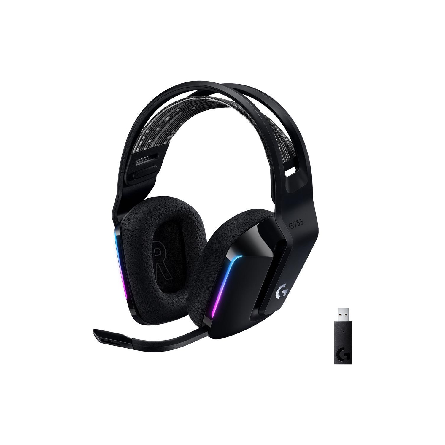 GAMING HEADSET Logitech G733 Circumaural LIGHTSPEED Wireless RGB Gaming Headset