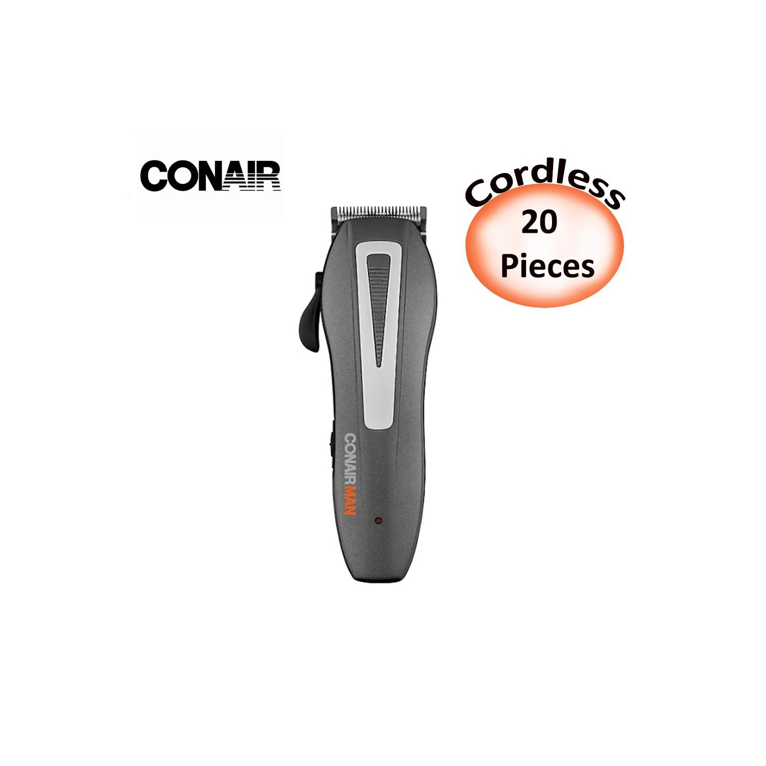 ConairMan HC1900RC 20 Pcs Cordless Hair Clipper
