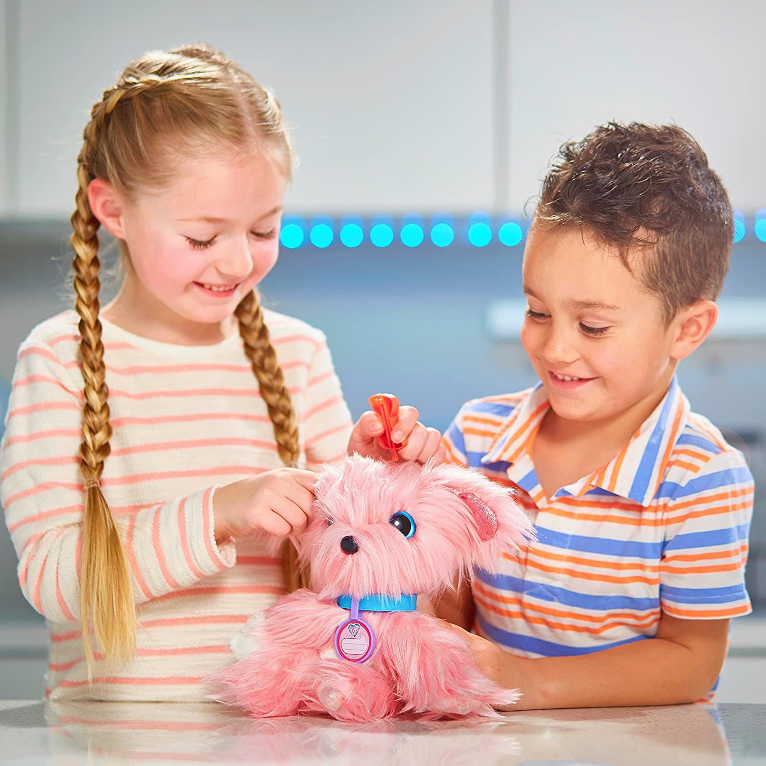 ISTAR Real Rescue Pet Soft Toy Interactive Feature Plush